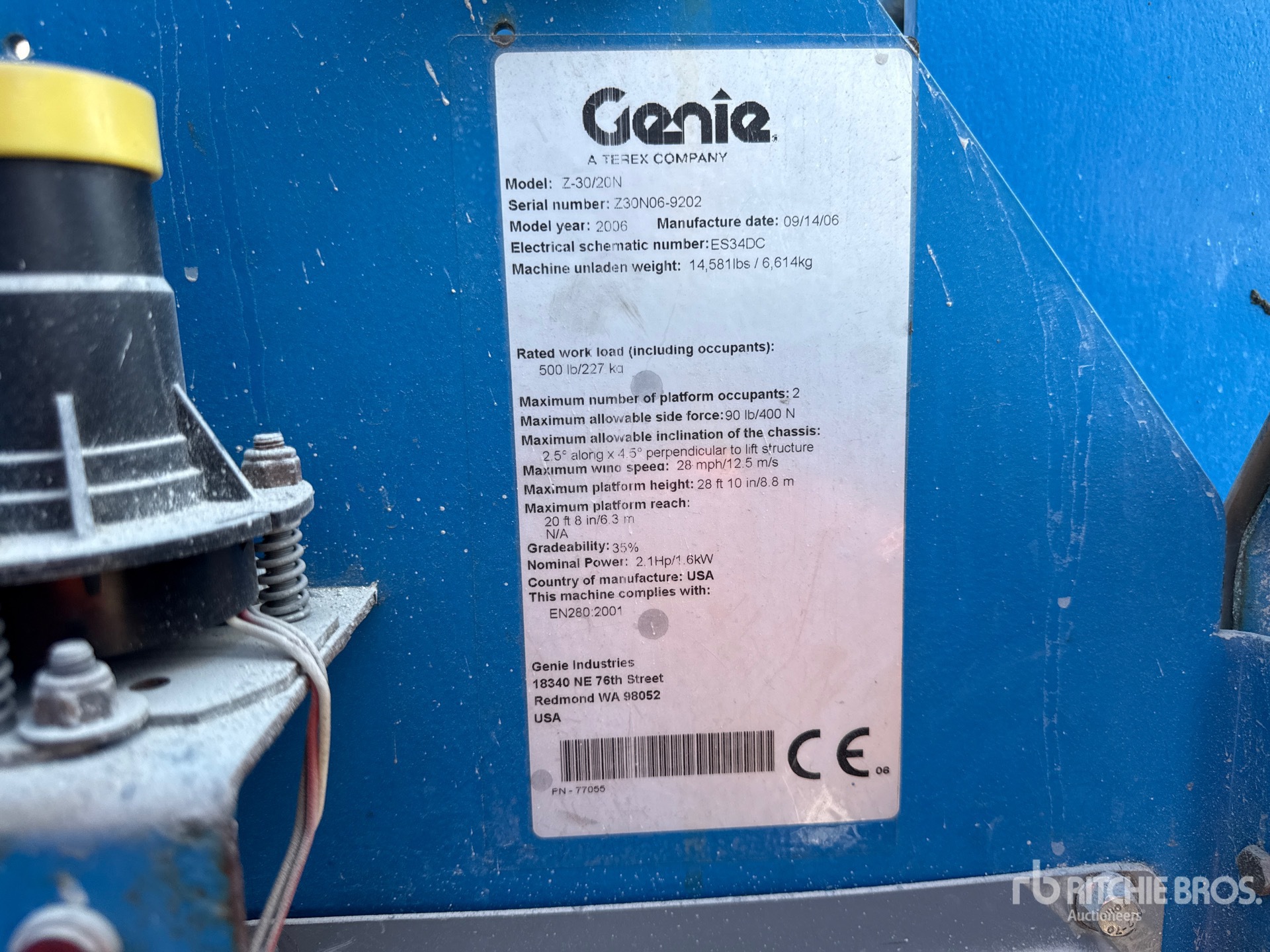 2006 Genie Z-30/20N RJ