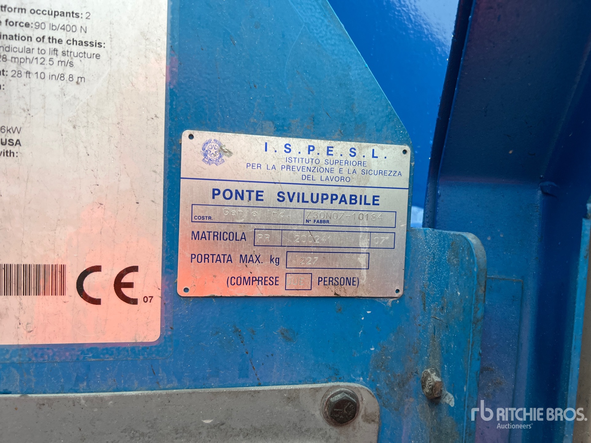 2007 Genie Z-30/20N
