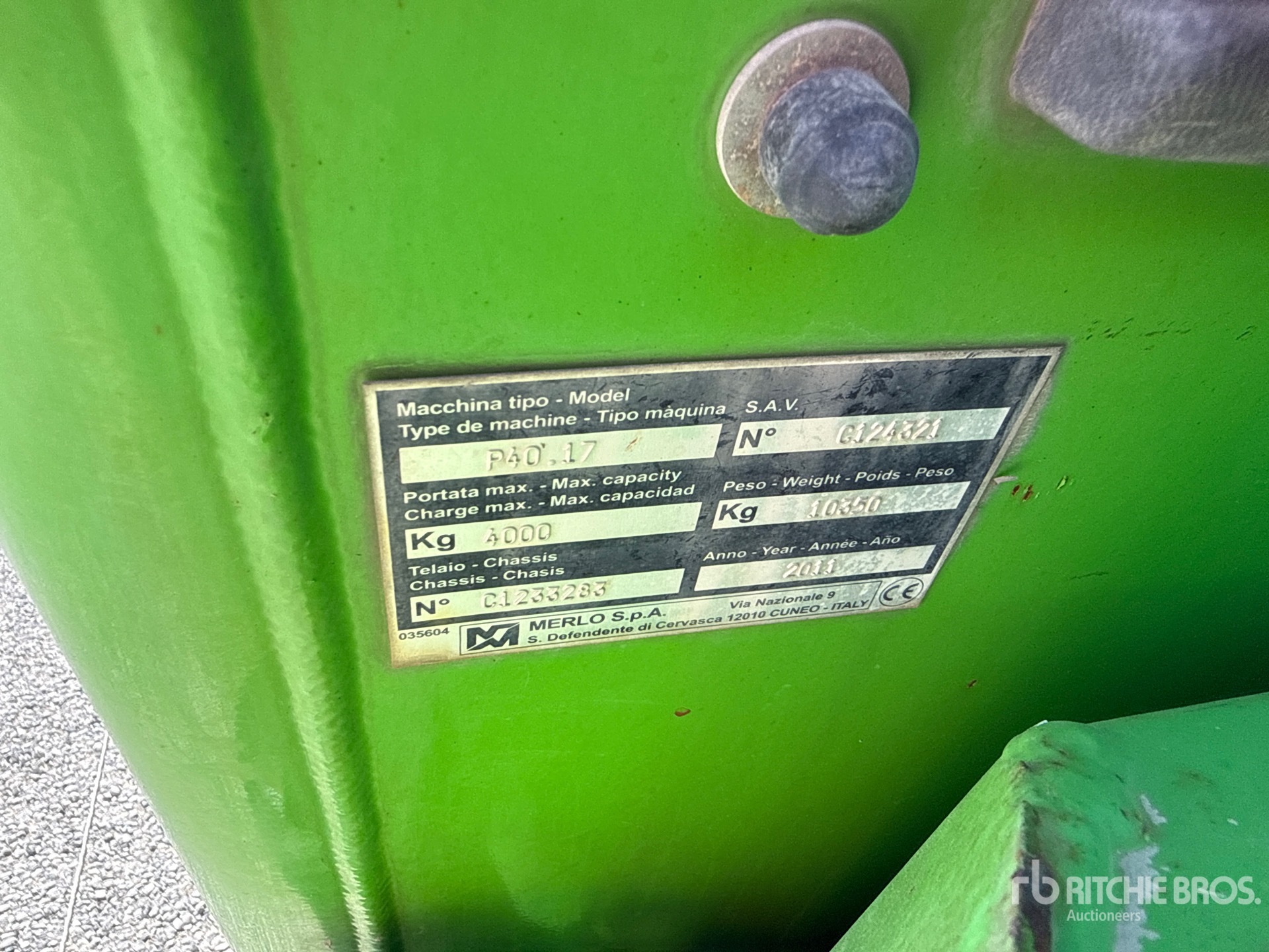 2011 Merlo P40.17