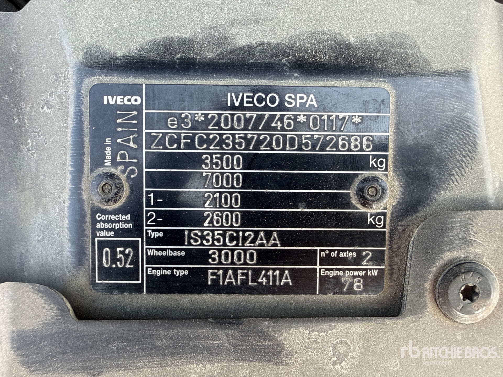 2016 Iveco DAILY 35-110