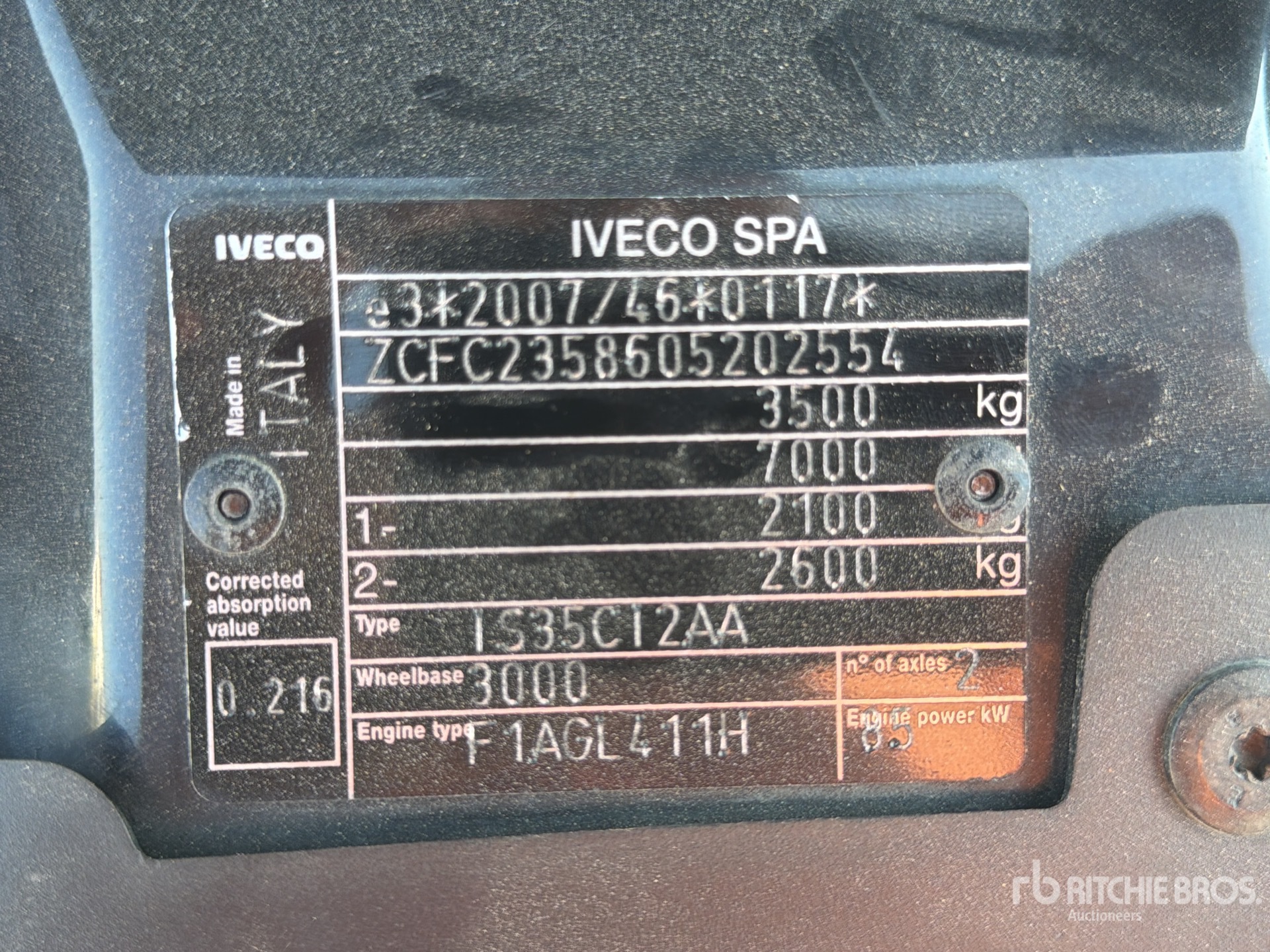 2018 Iveco 35C12