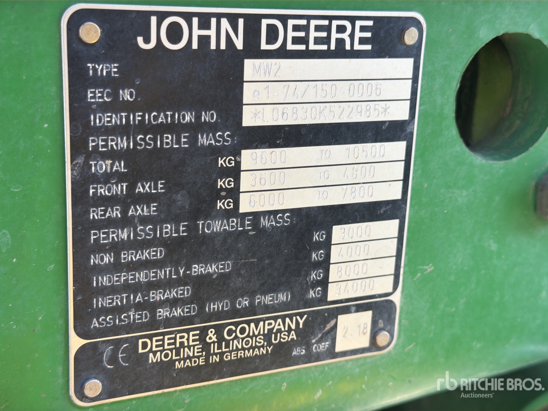 John Deere 6830