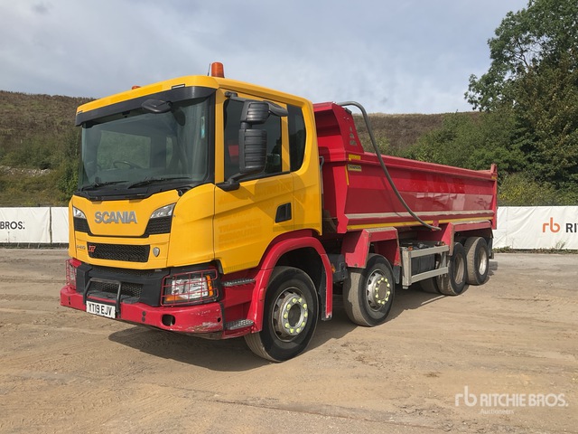2019 Scania P410XT Quad/A Dump Truck