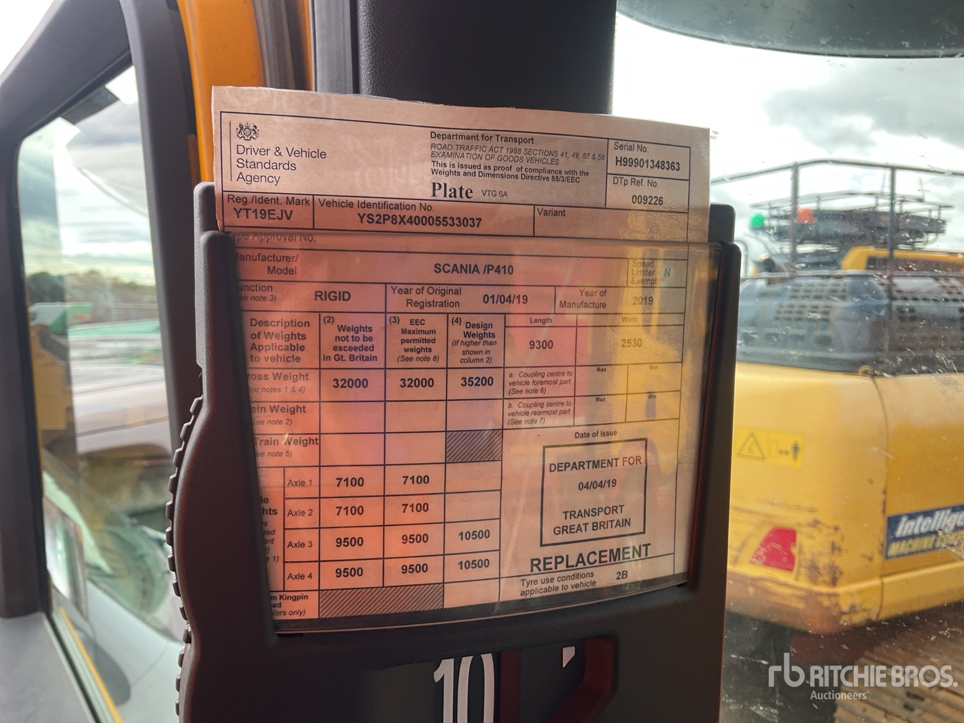 2019 Scania P410XT