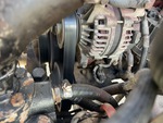 Engine with A/C Compressor