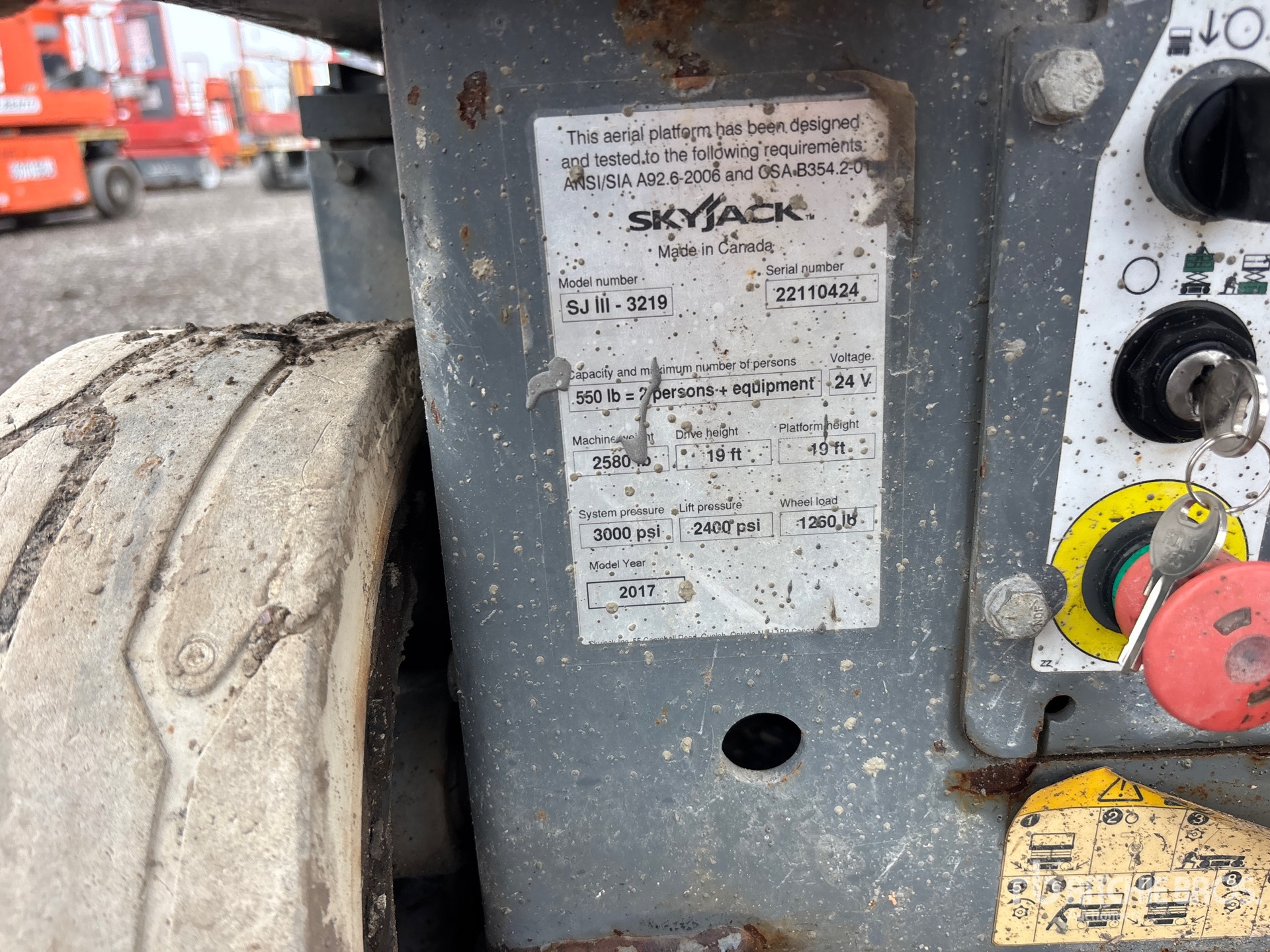 2017 Skyjack SJIII3219