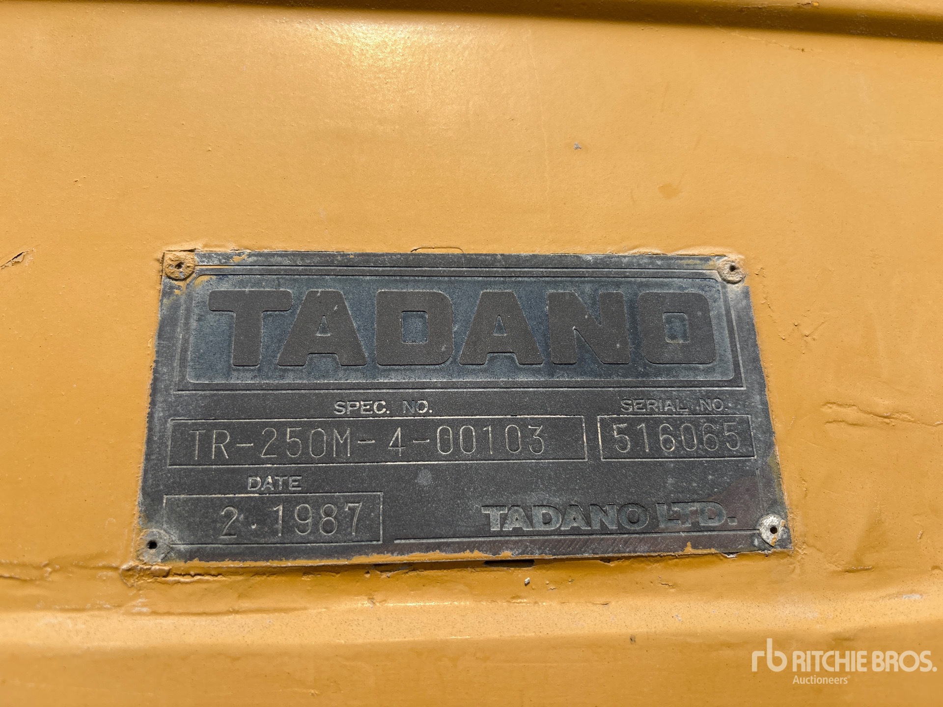 1987 Tadano TR250