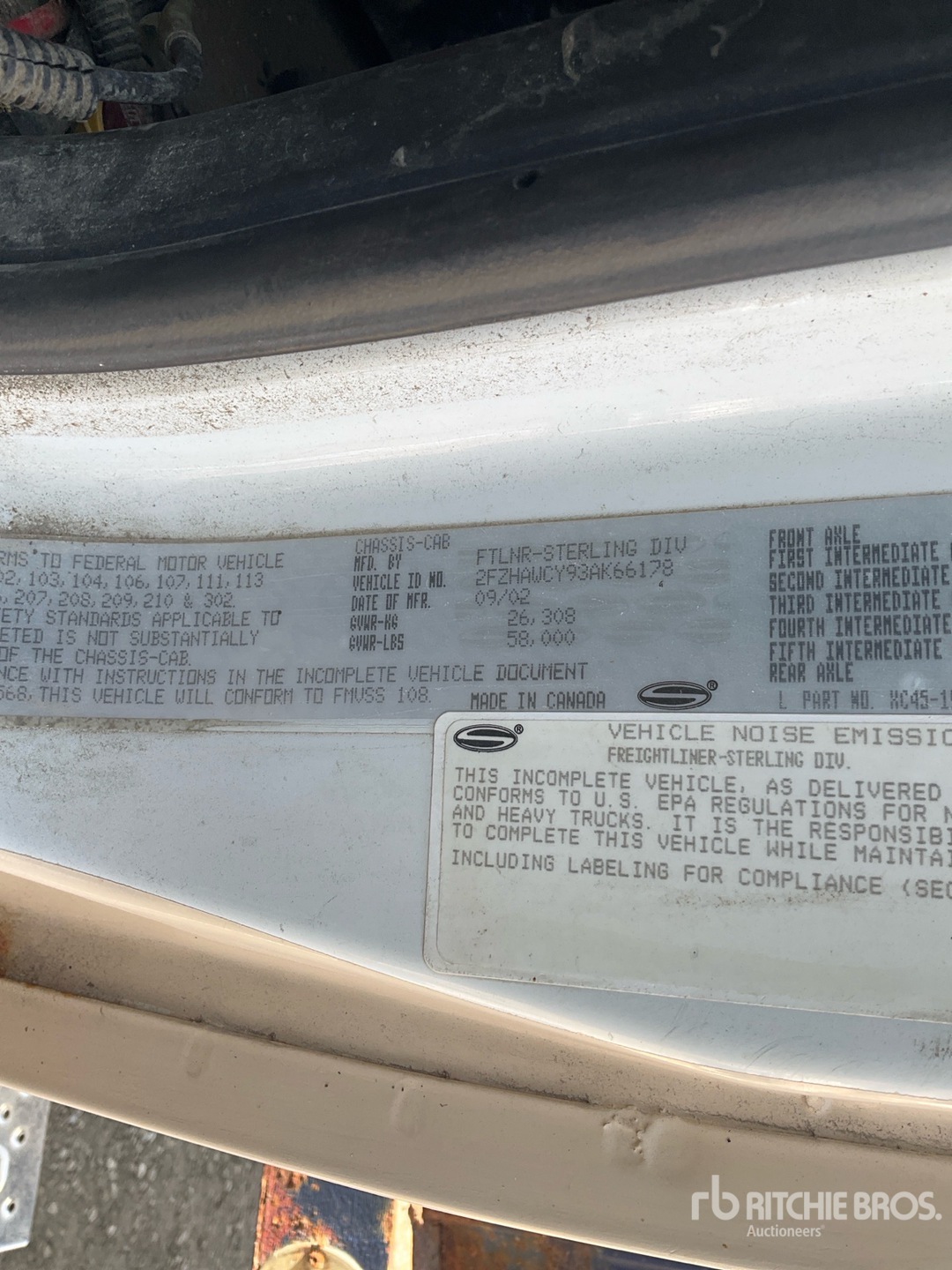 Photo of 2003 Sterling L8500