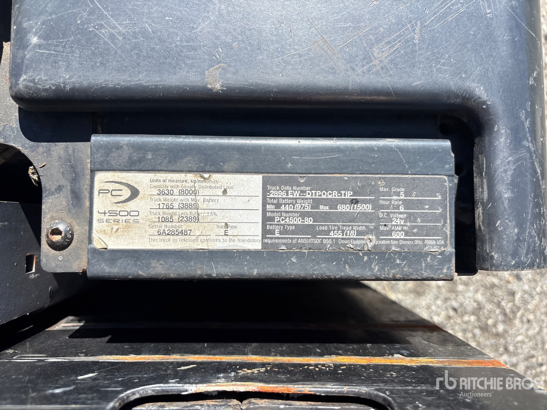 2011 Crown PC4500-80