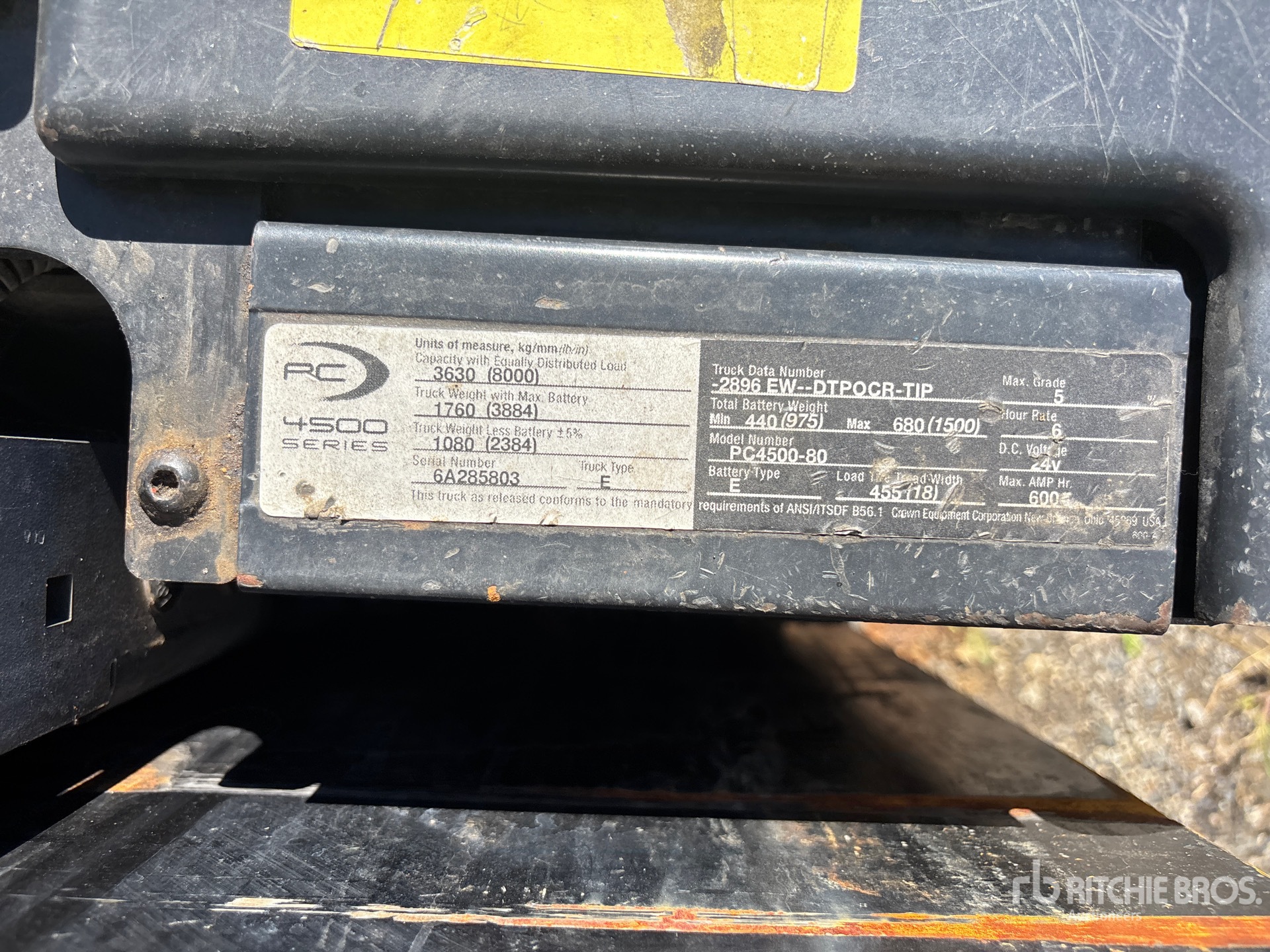 2011 Crown PC4500-80