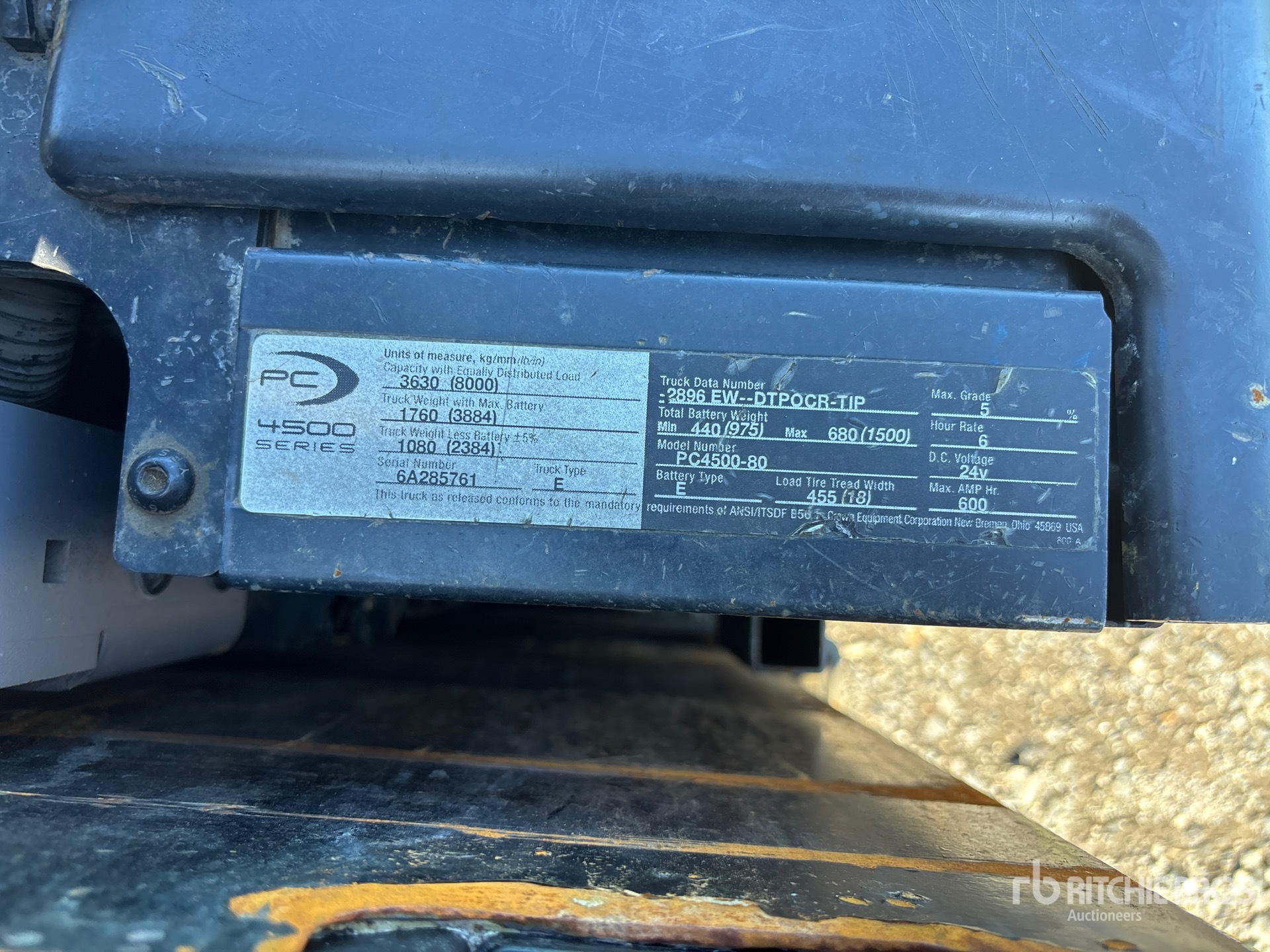 2011 Crown PC4500-80