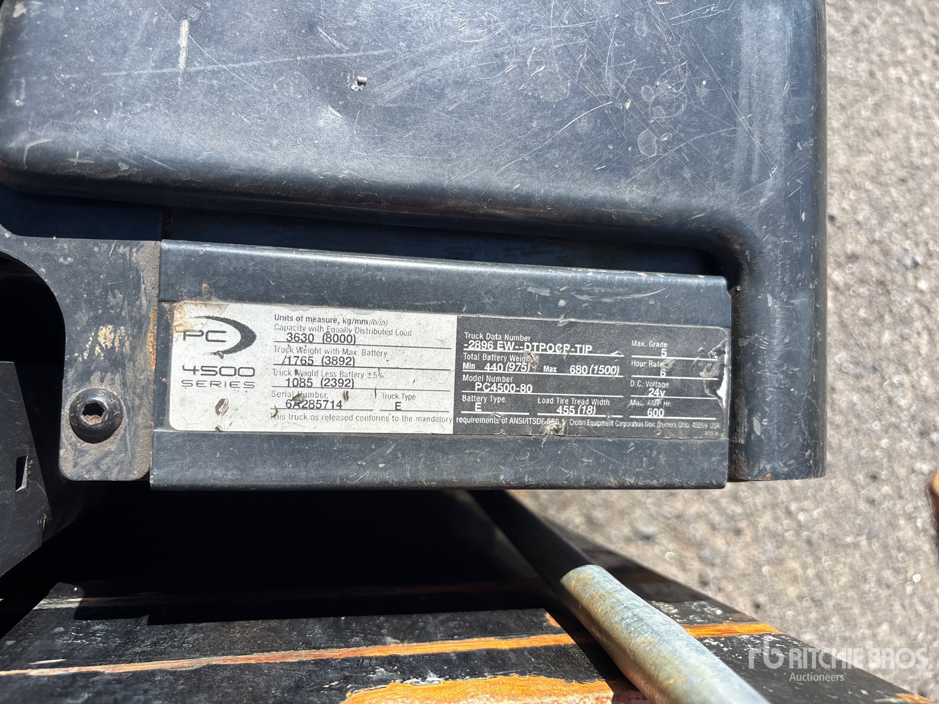 2011 Crown PC4500-80