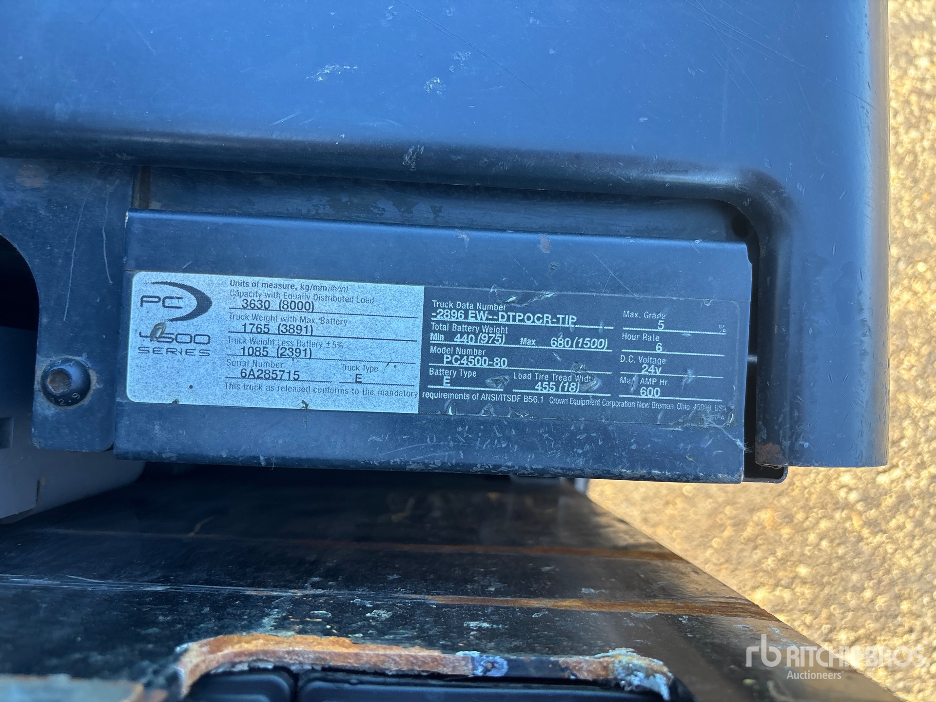 2011 Crown PC4500-80