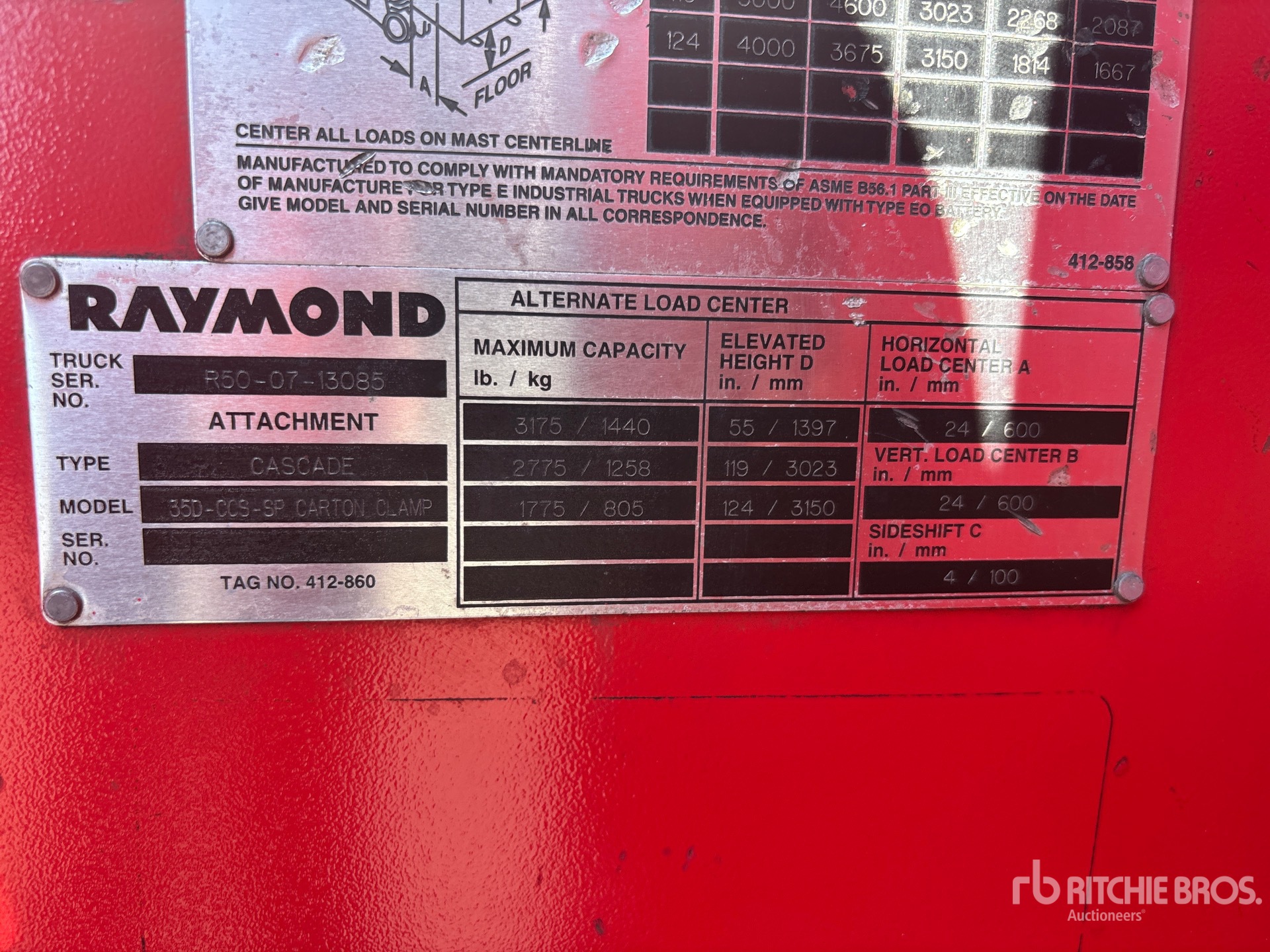 2007 Raymond R50 C50TT