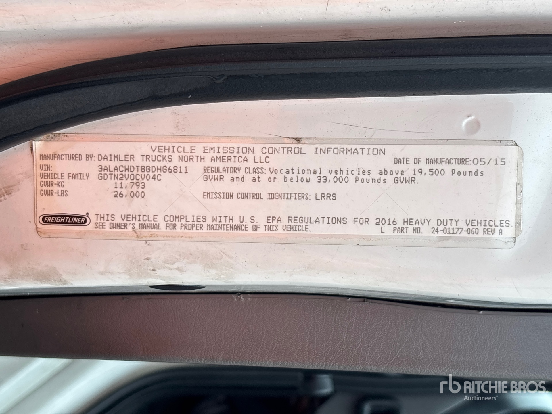 2016 Freightliner M2 106