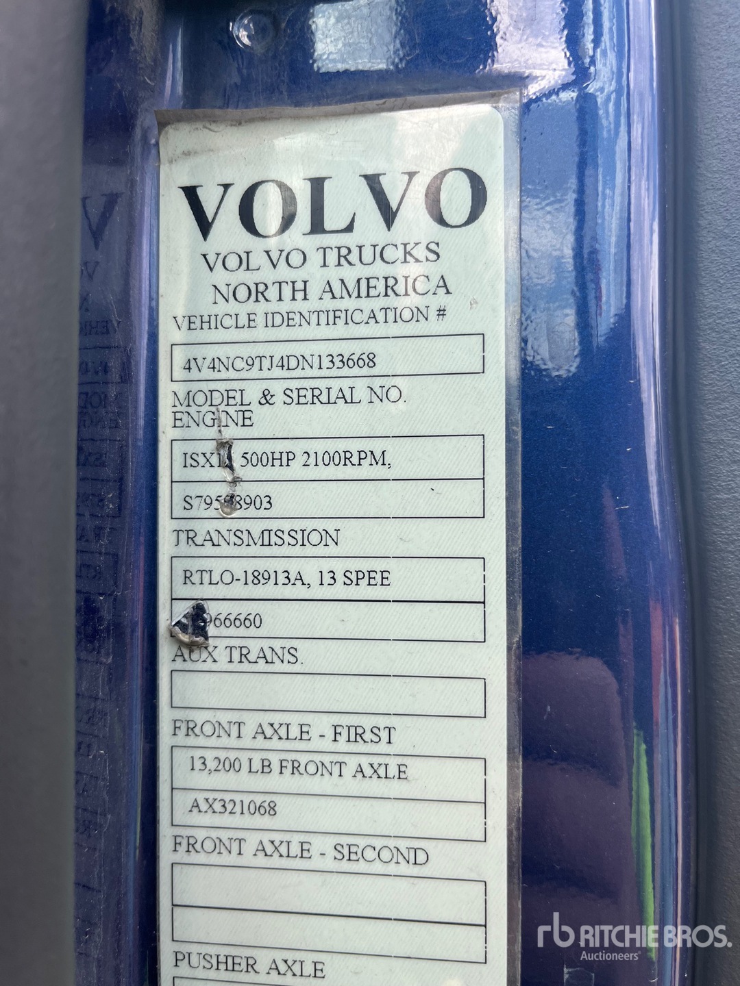 2013 Volvo VNL
