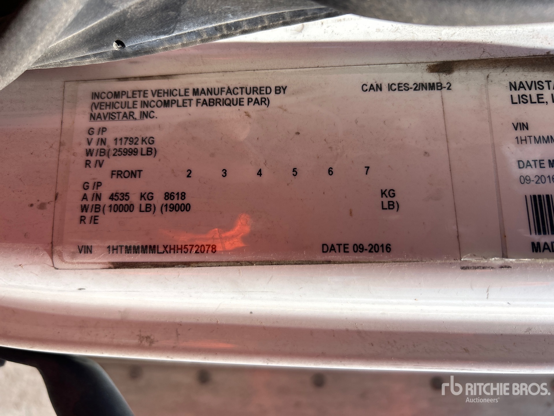2017 International DuraStar 4300
