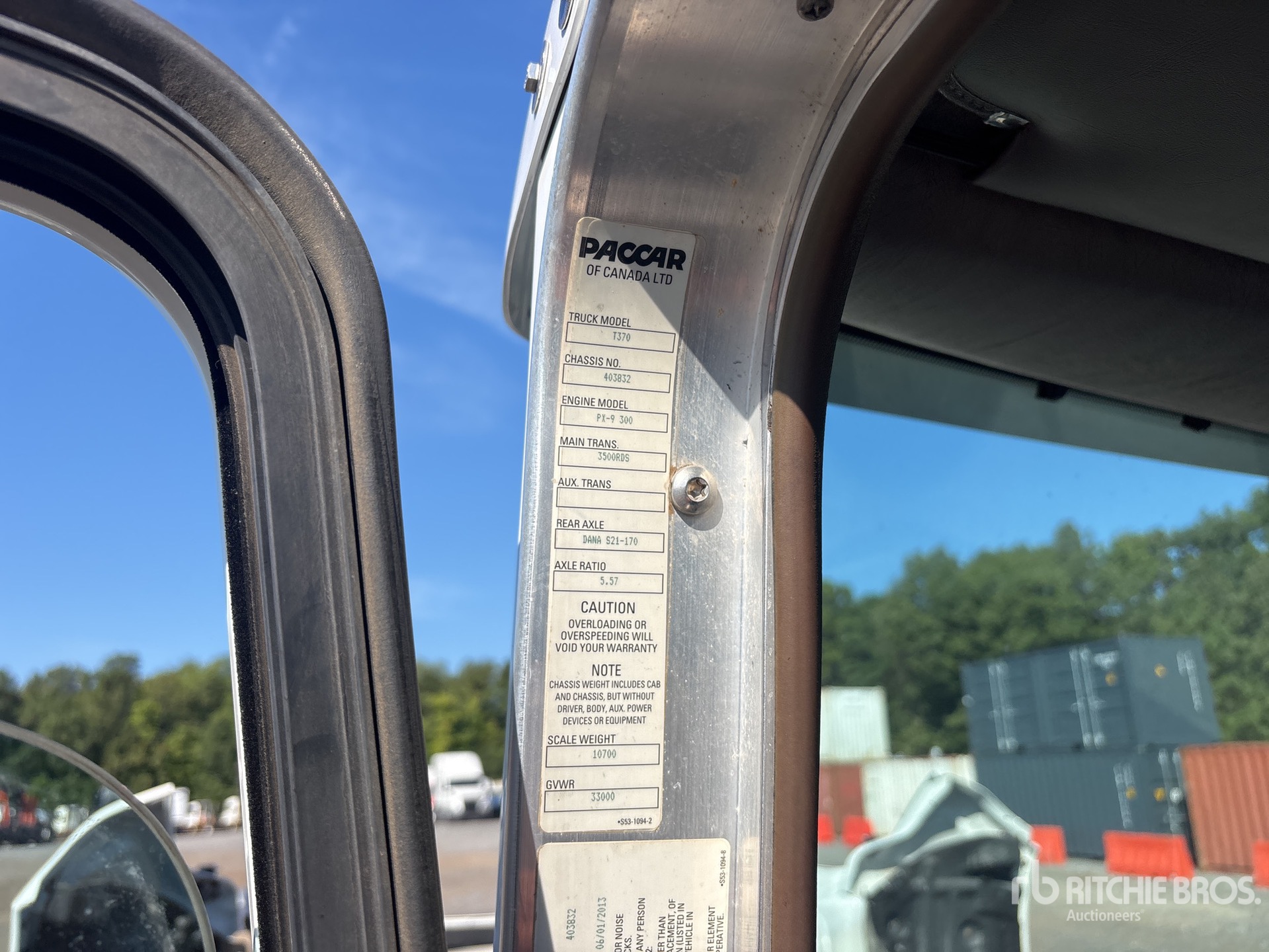 2014 Kenworth T370