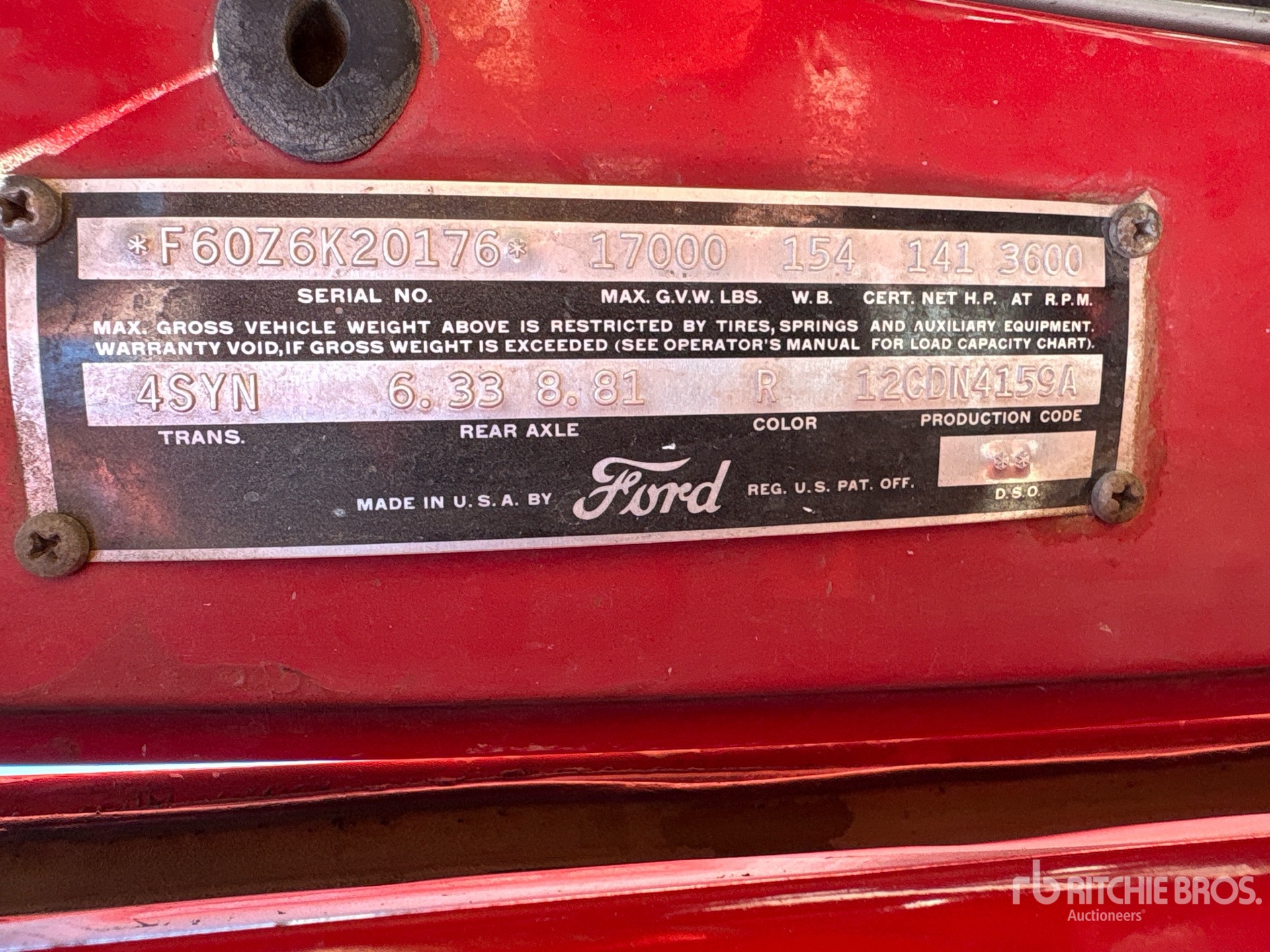 1956 Ford F60Z6K