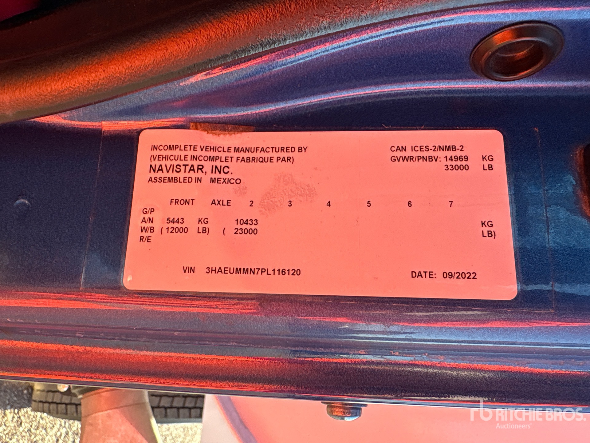 2023 International MV607