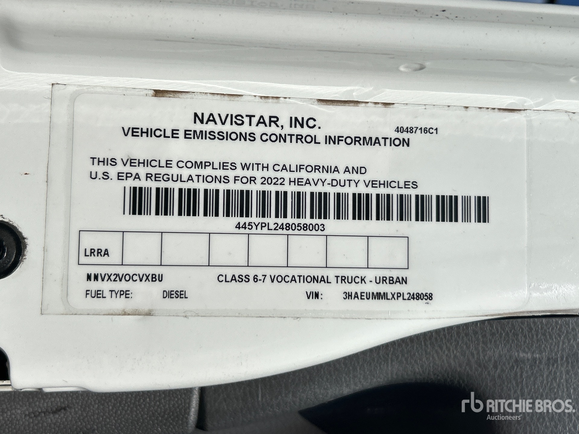 2023 International MV607
