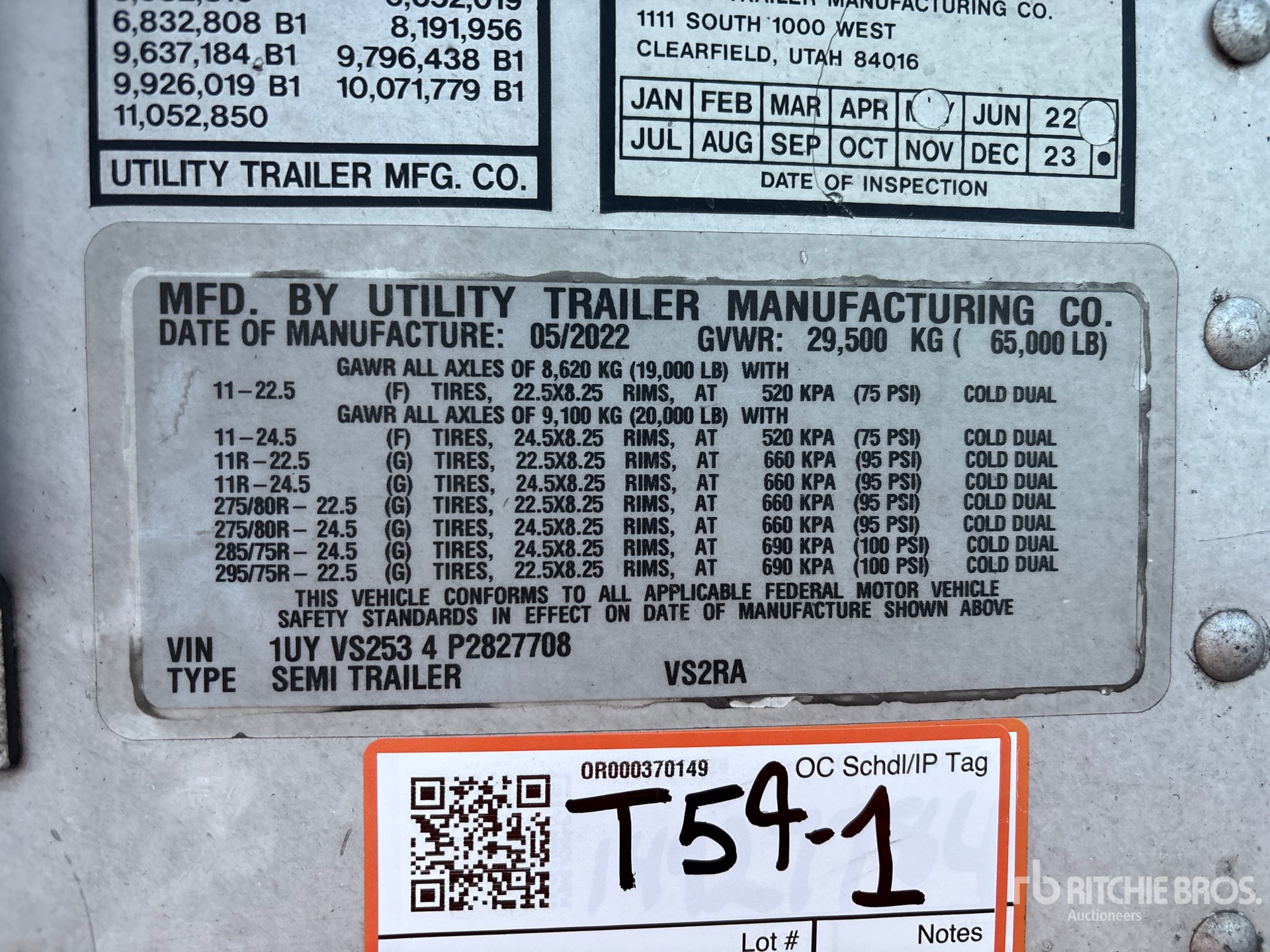 2023 Utility 53 FT