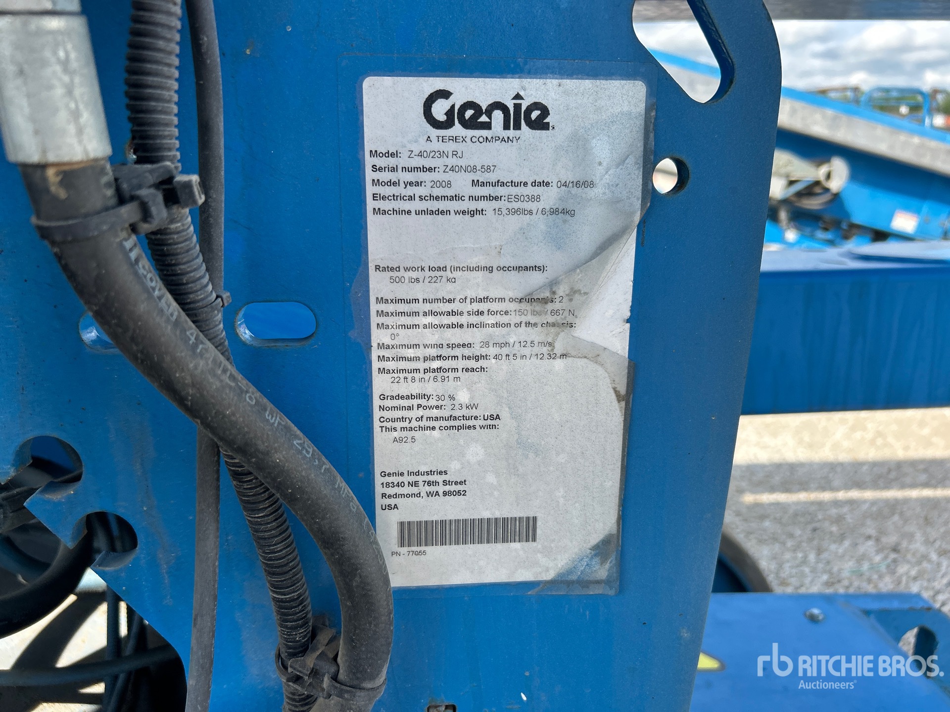 2008 Genie Z40/23N RJ