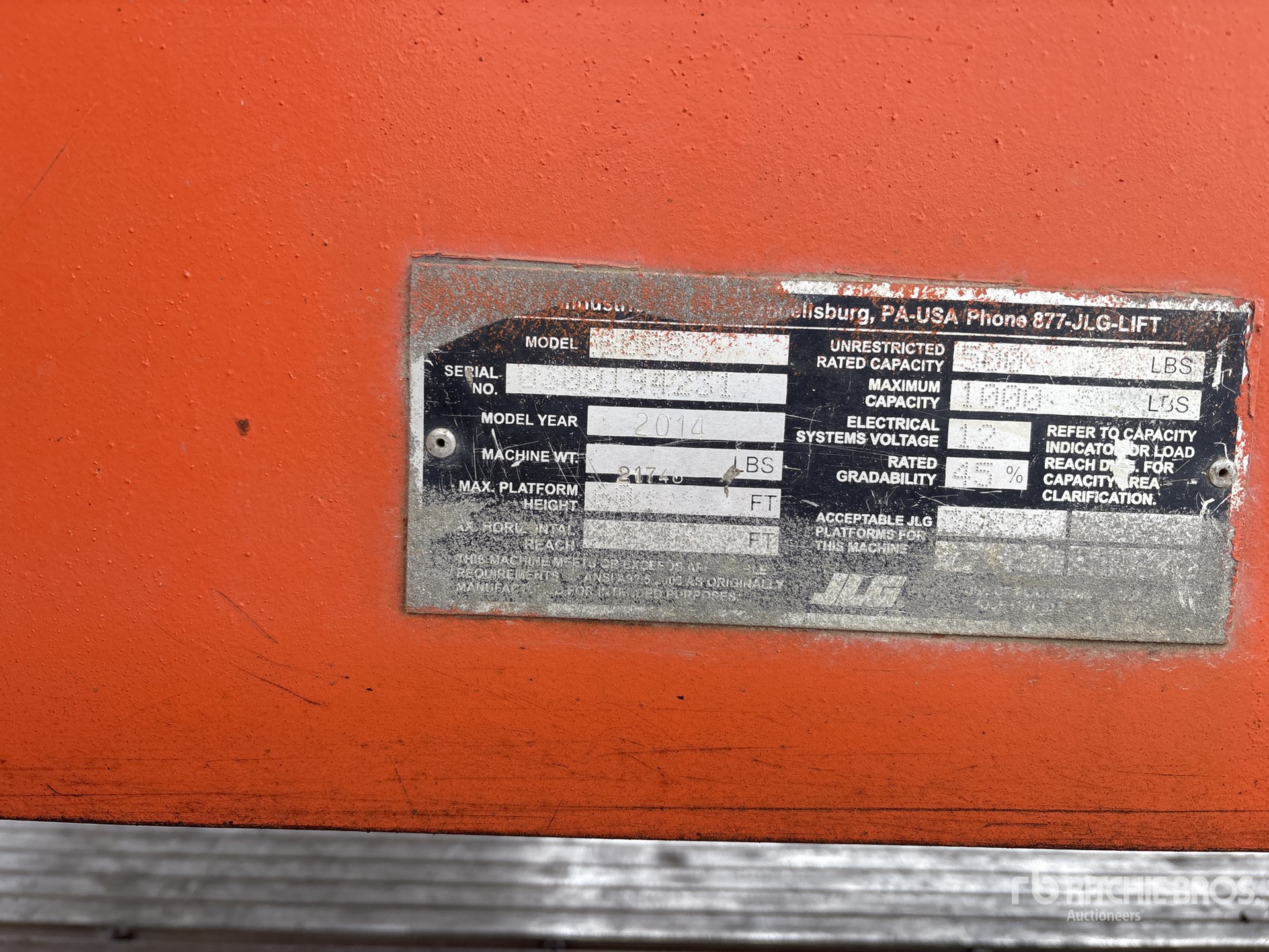 Photo of 2014 JLG 600S
