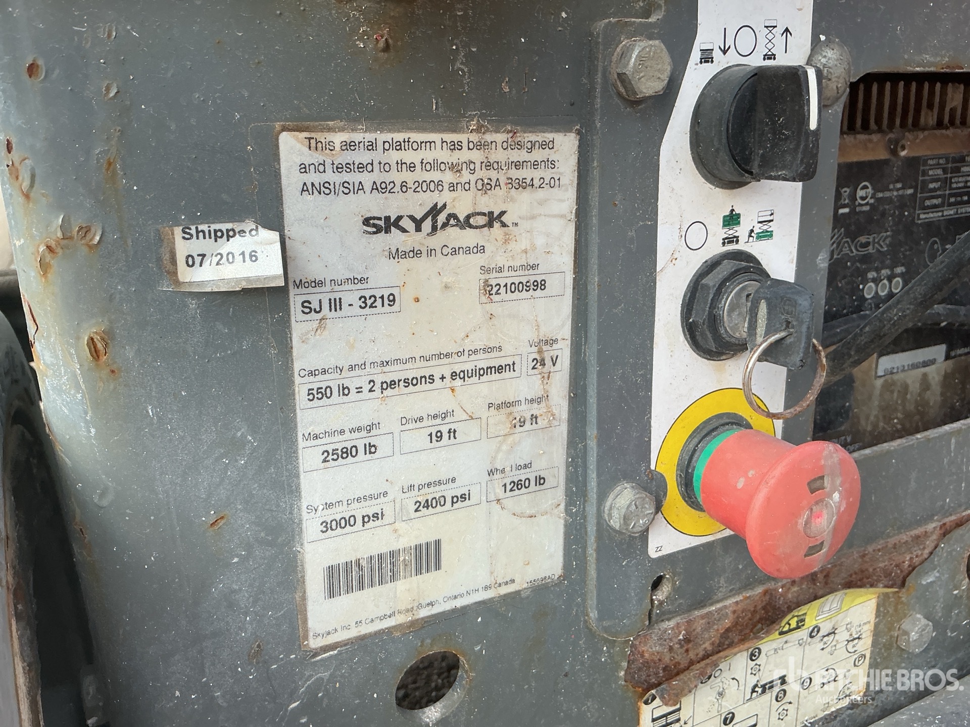 2018 Skyjack SJIII3219