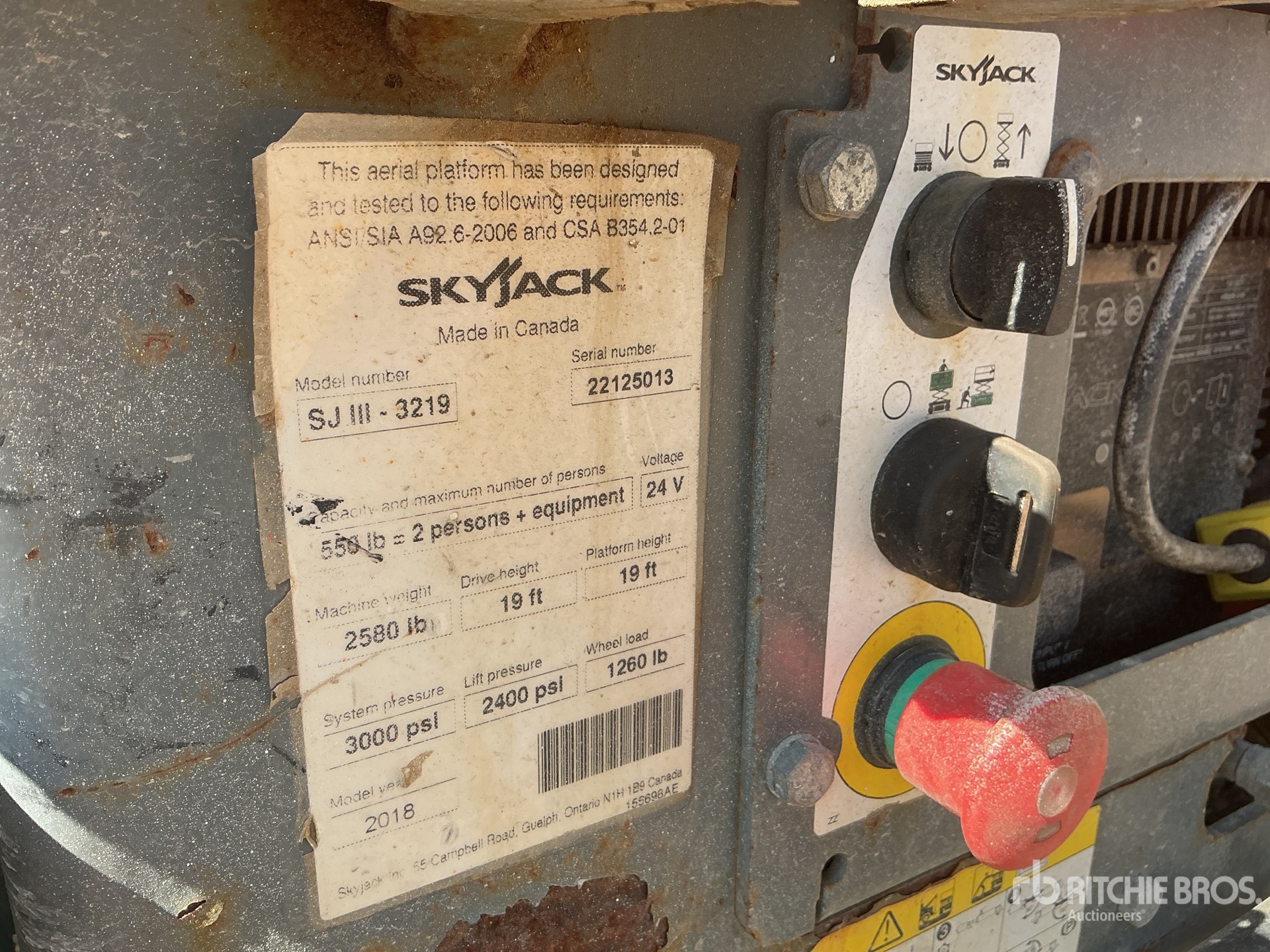 2018 Skyjack SJIII3219