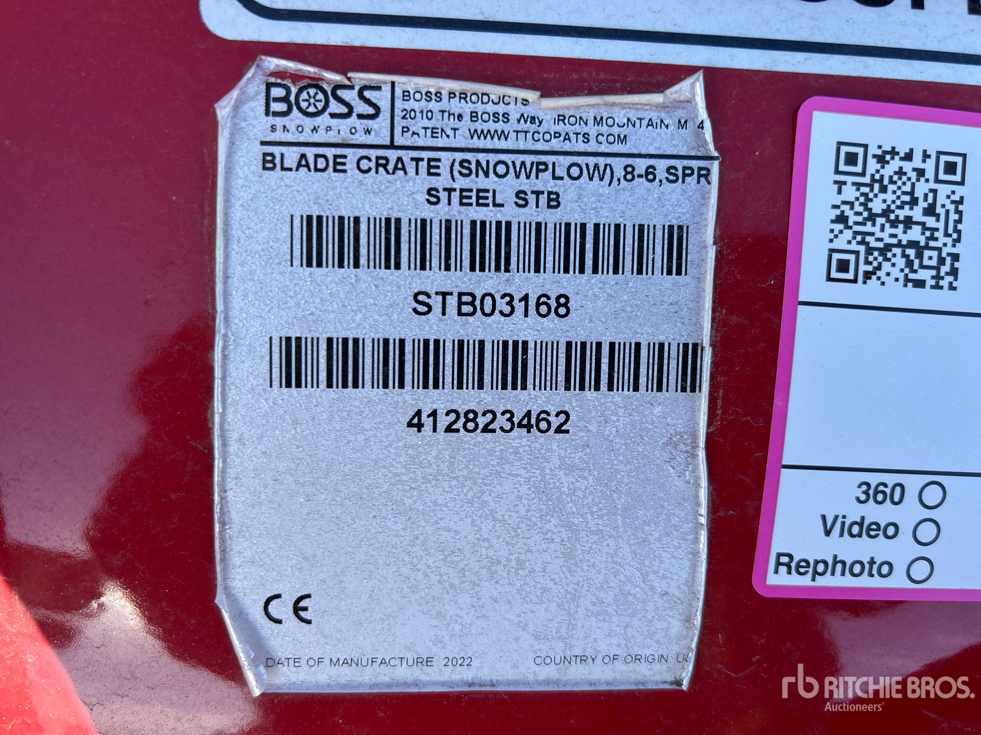 2022 Boss 8 FT 6 IN FULL-TIP