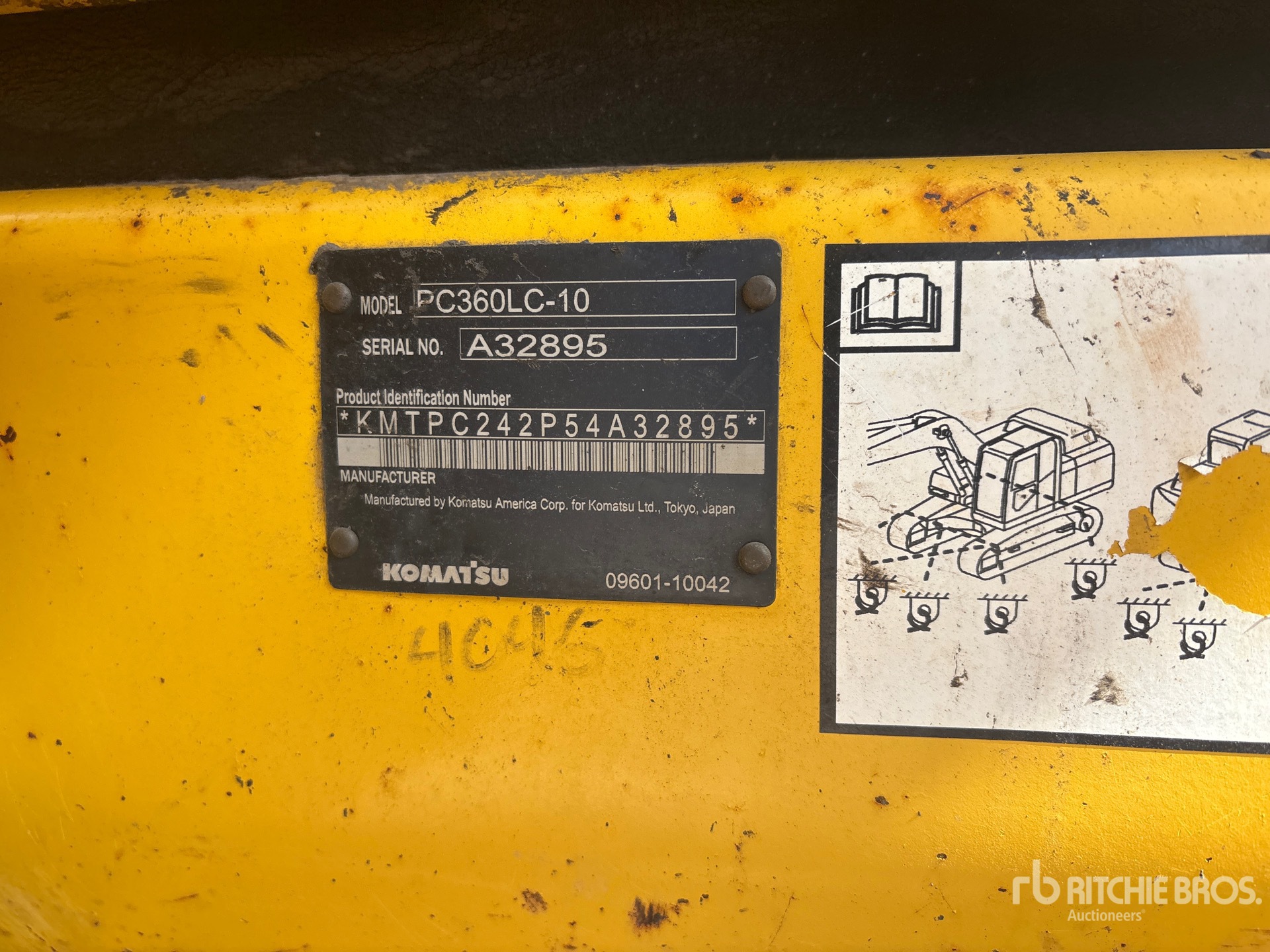 2013 Komatsu PC360LC-10