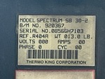 General Appearance with Refrigeration Unit Serial Number