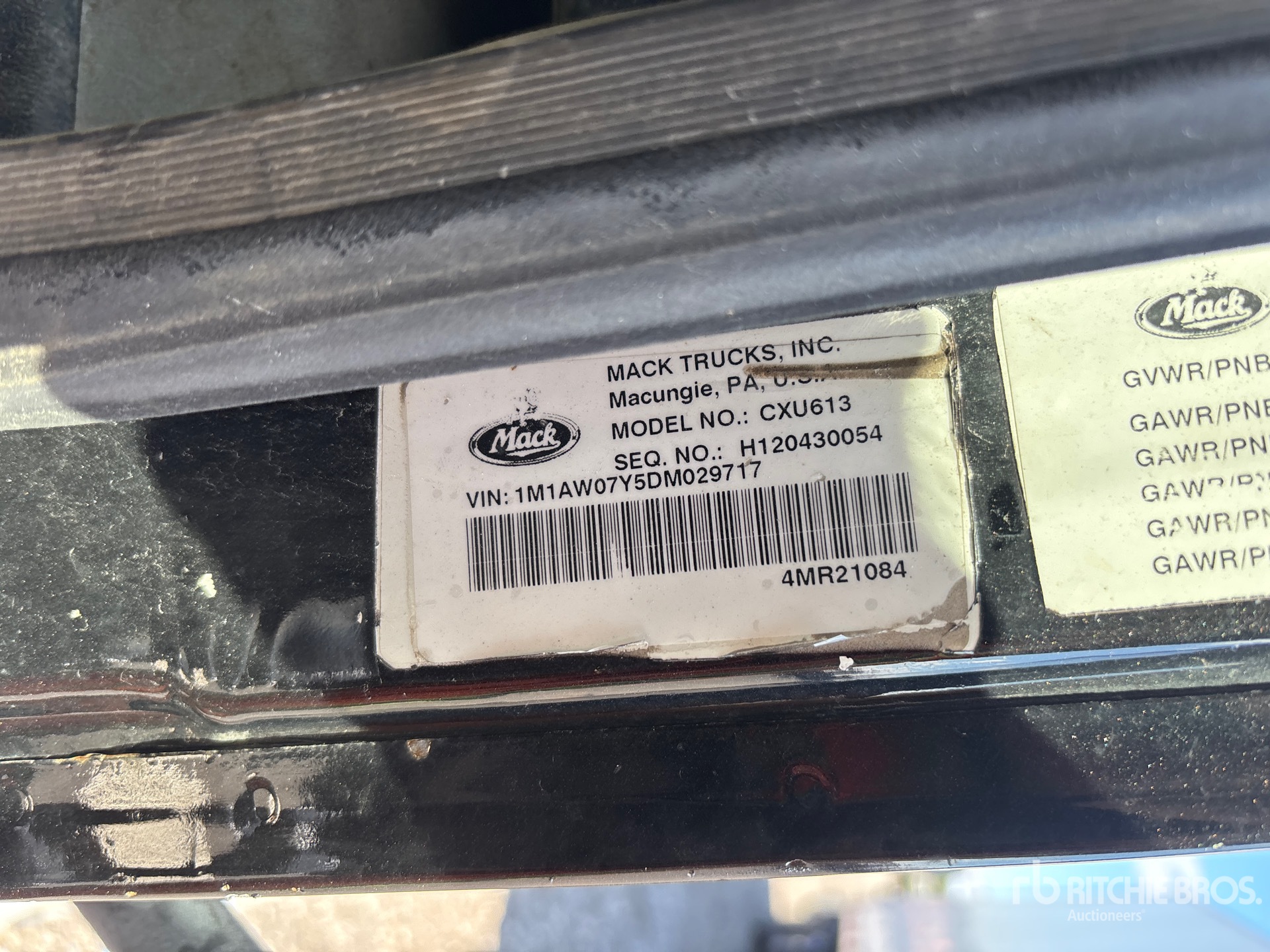 2013 Mack CXU613