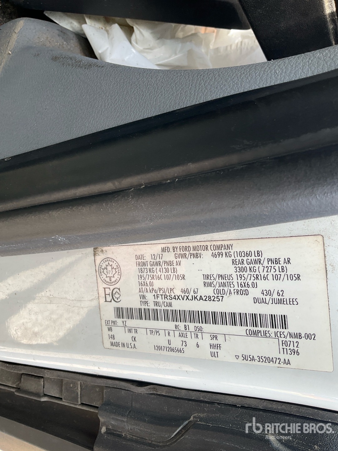 Photo of 2018 Ford TRANSIT 350 HD