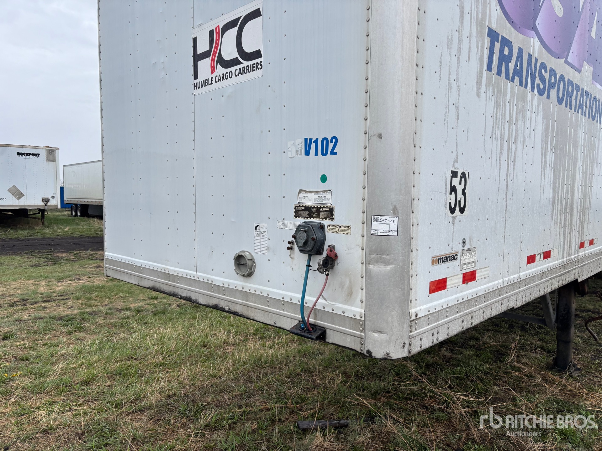 2007 Manac 53 FT X 102 IN TRI/A