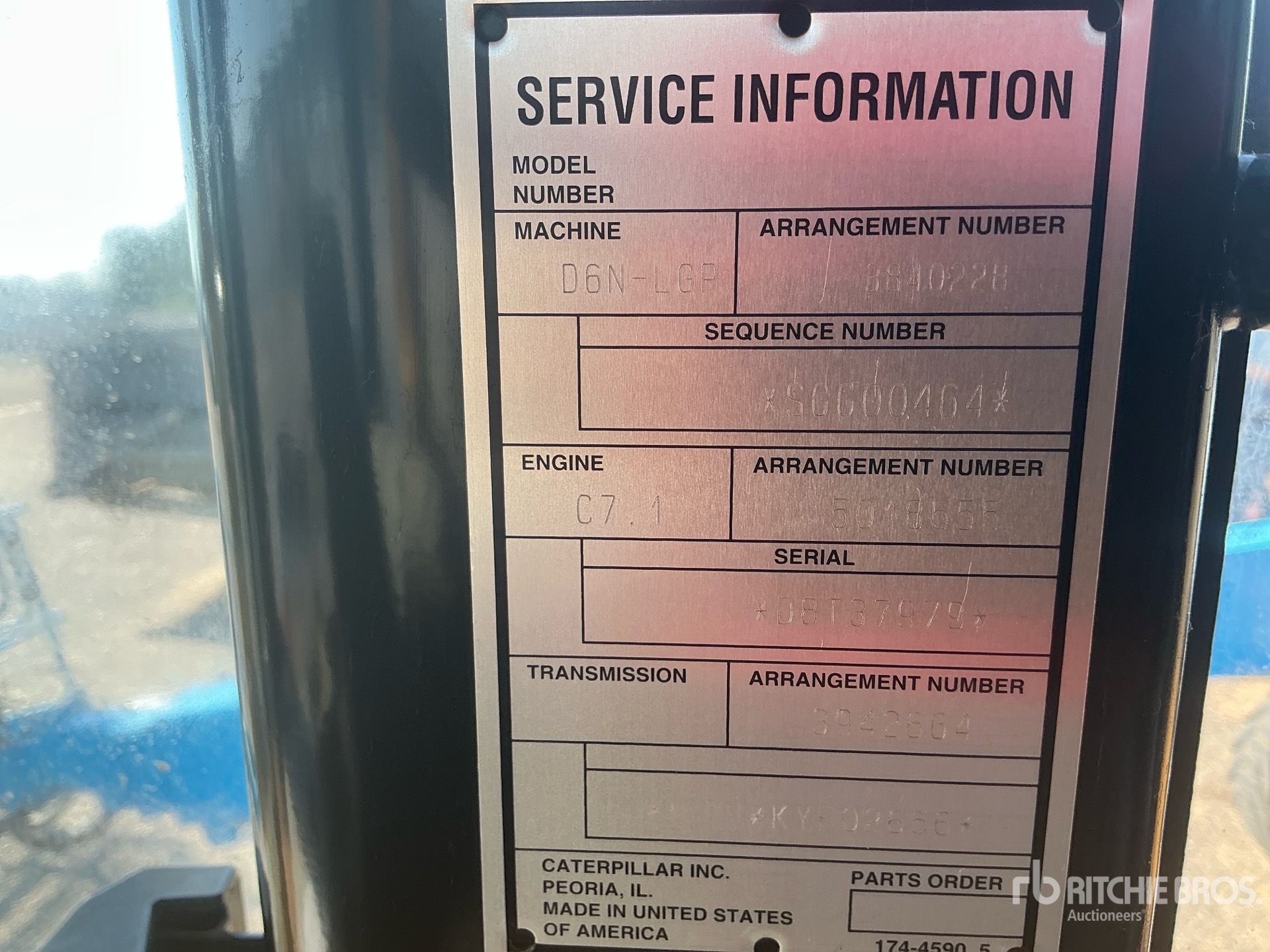 2018 Caterpillar D6N LGP