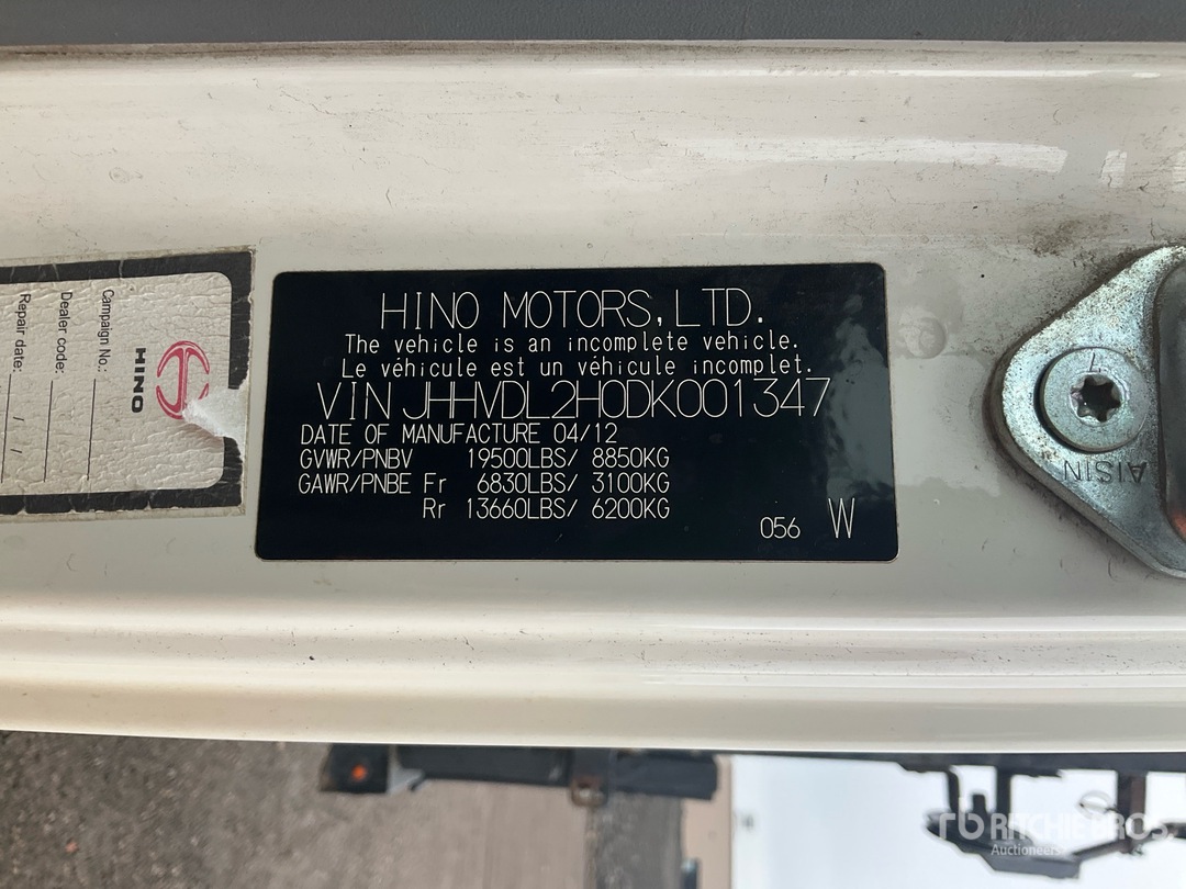 2013 Hino 195