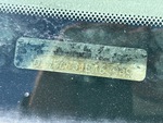 General Appearance with Frame Stamp Serial Number/VIN Photo