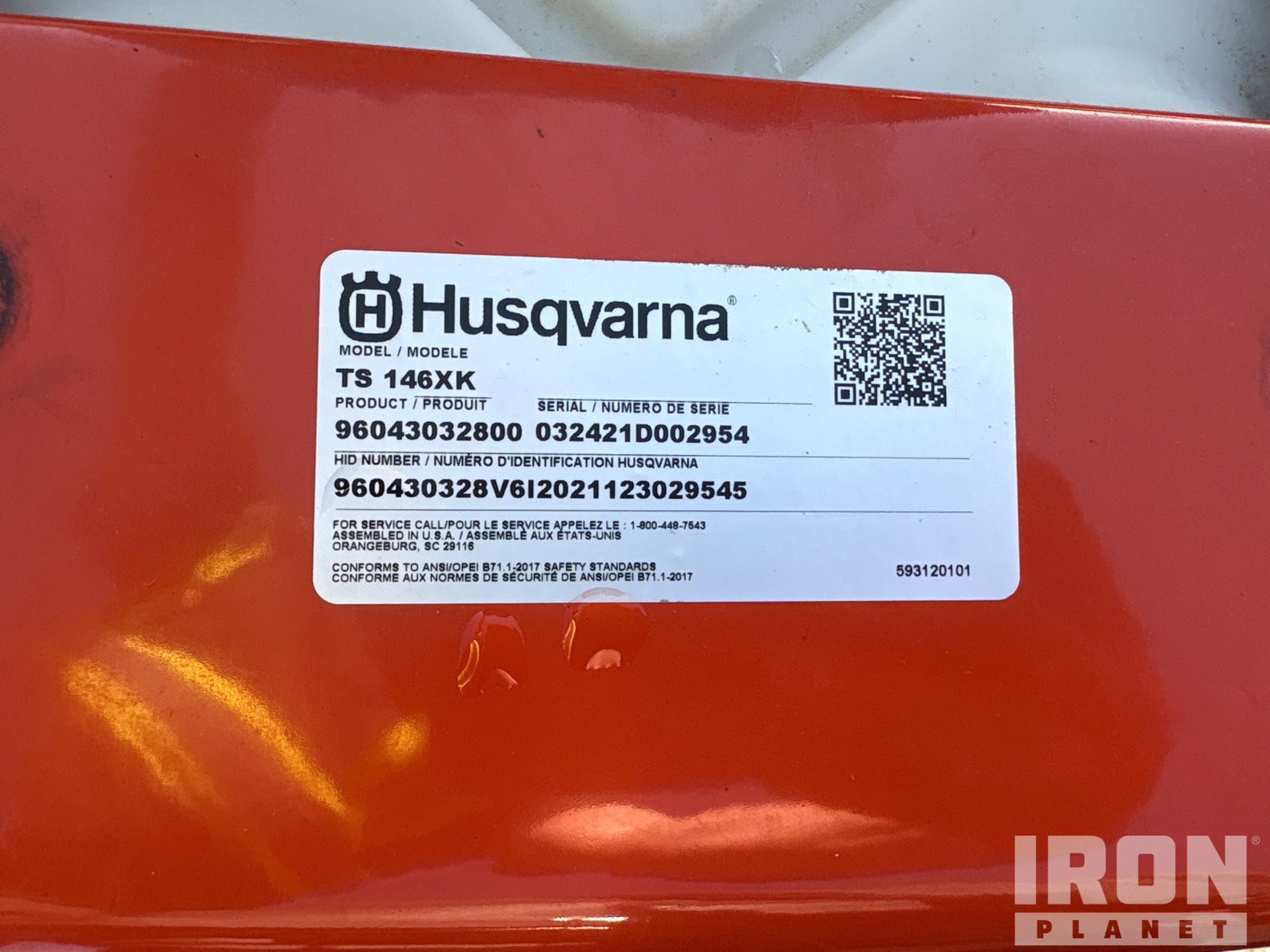 2021 Husqvarna TF146XK