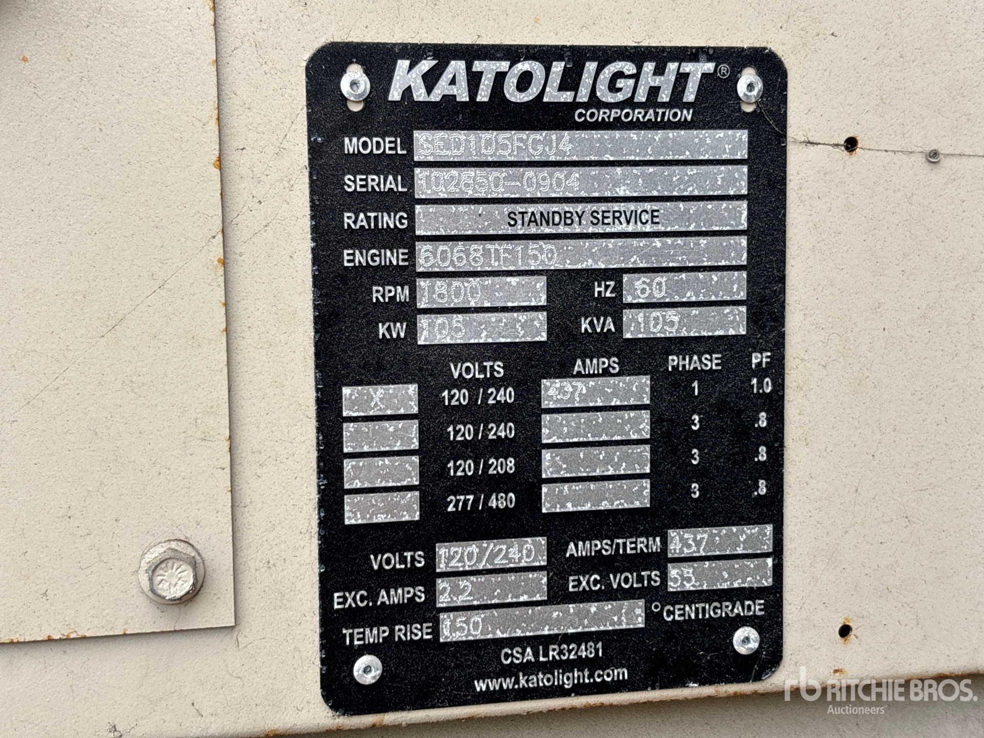 2004 Katolight SED105FGJ4