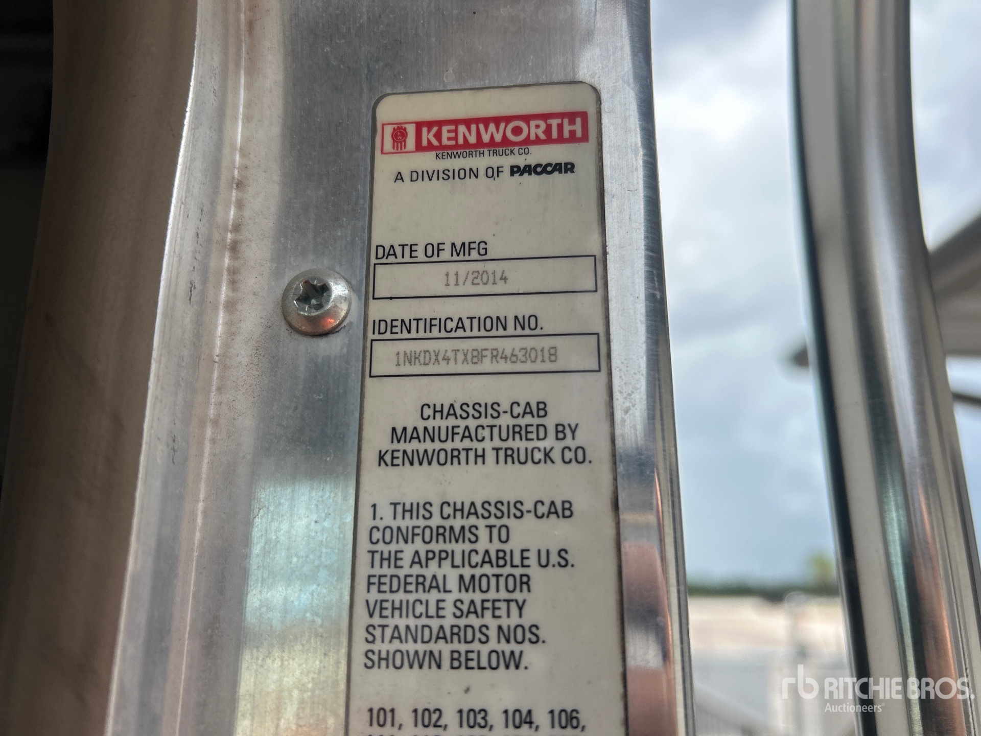2015 Kenworth T800