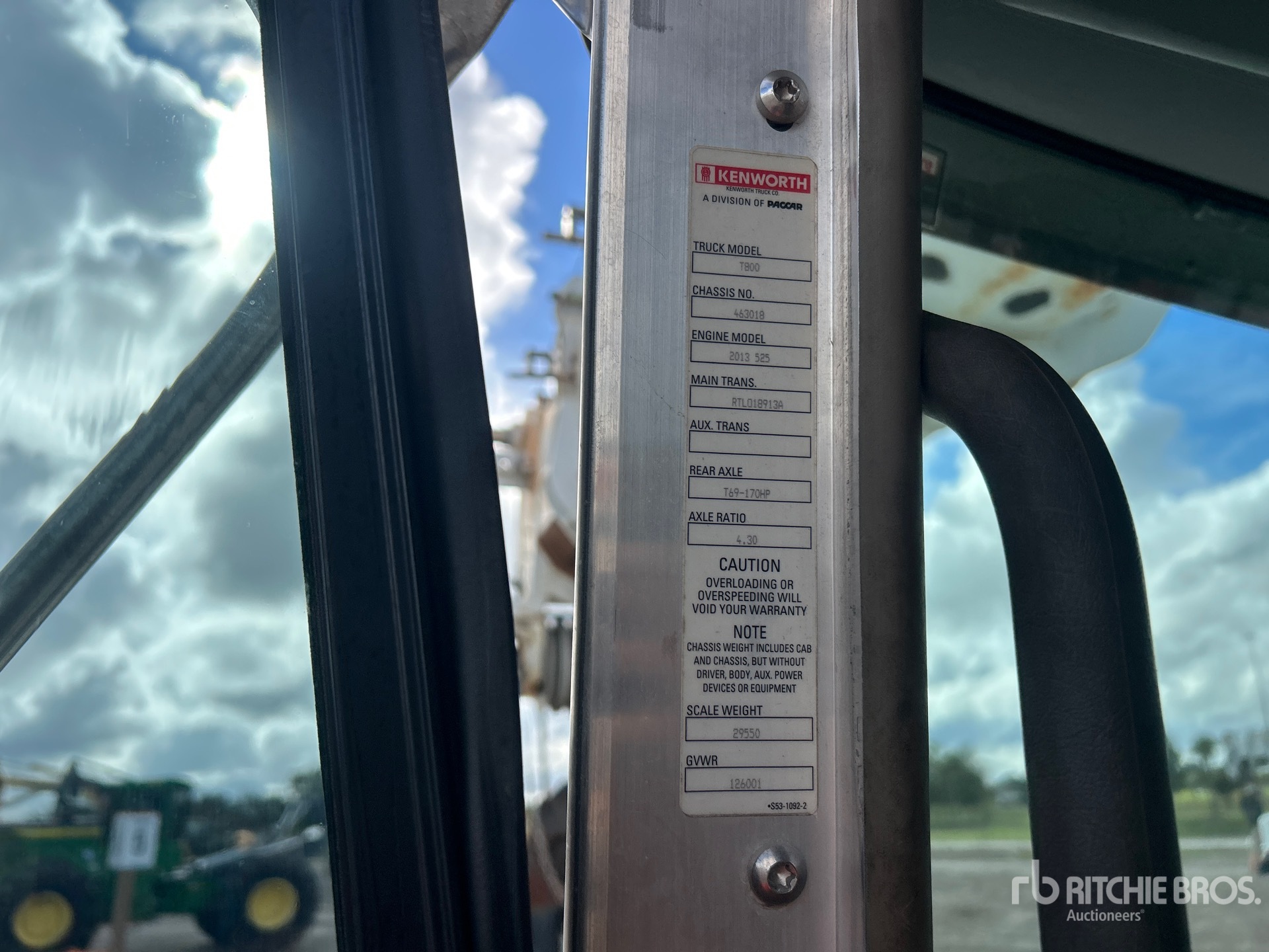 2015 Kenworth T800