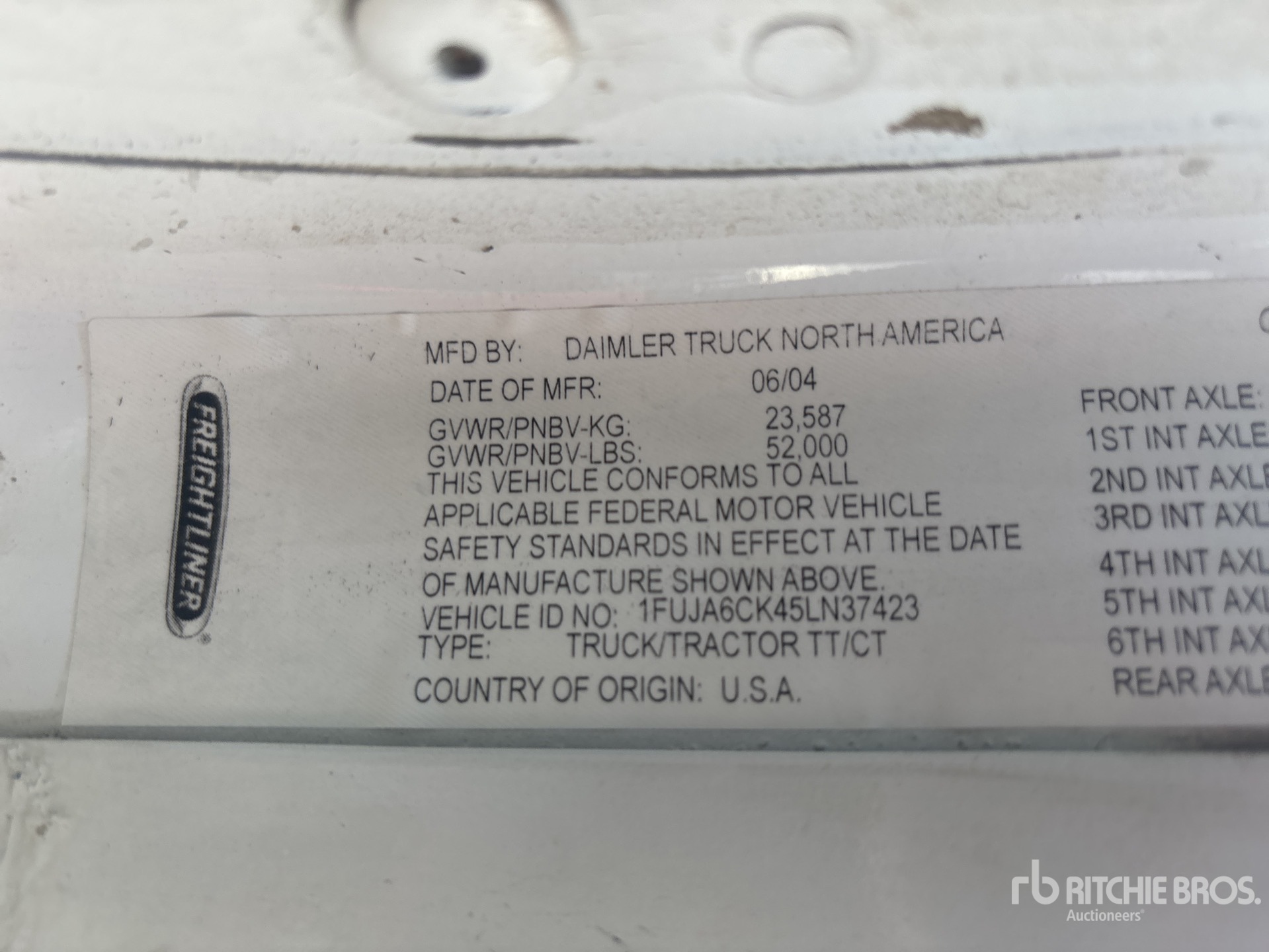 2005 Freightliner COLUMBIA 120