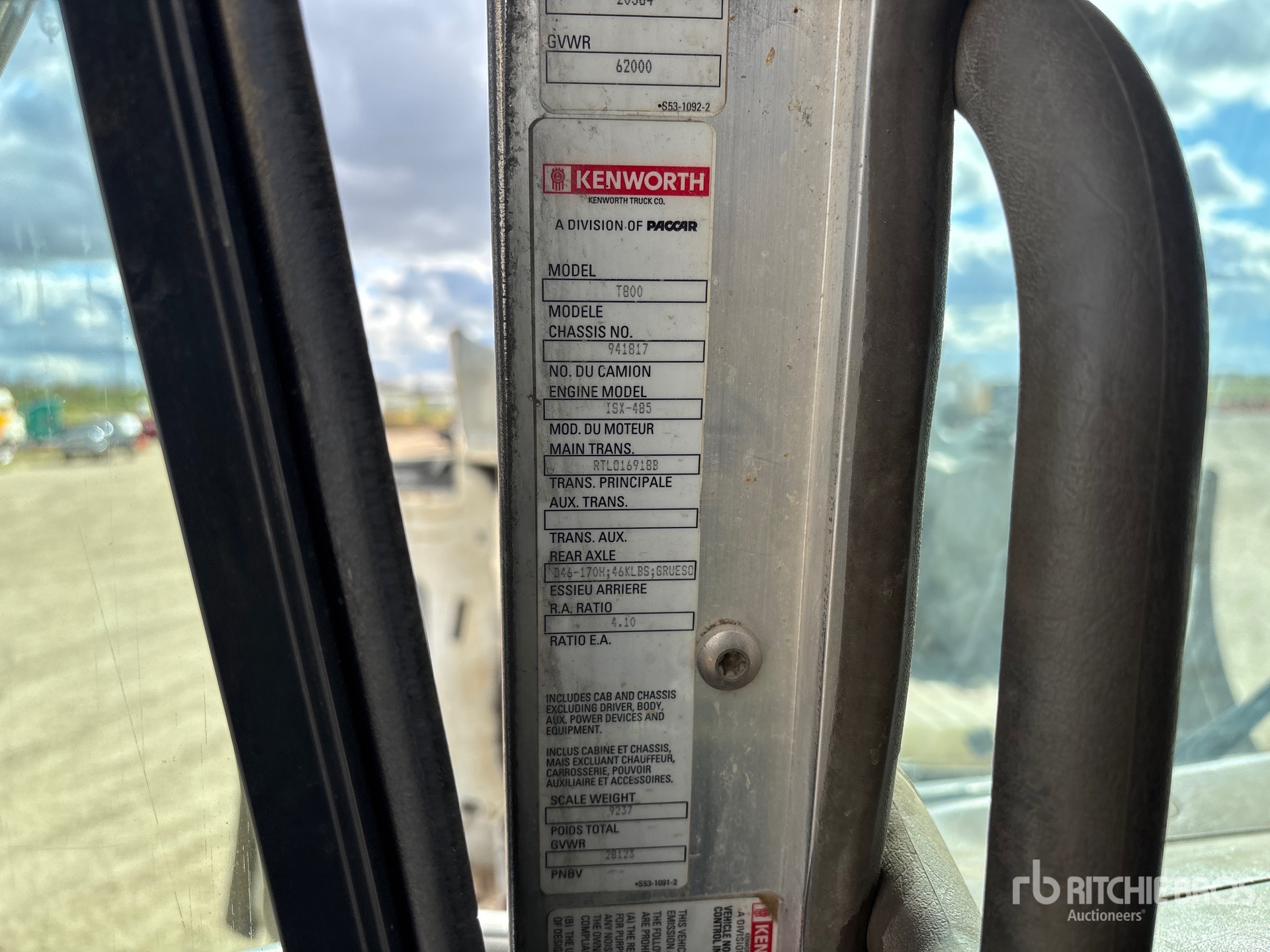2009 Kenworth T800