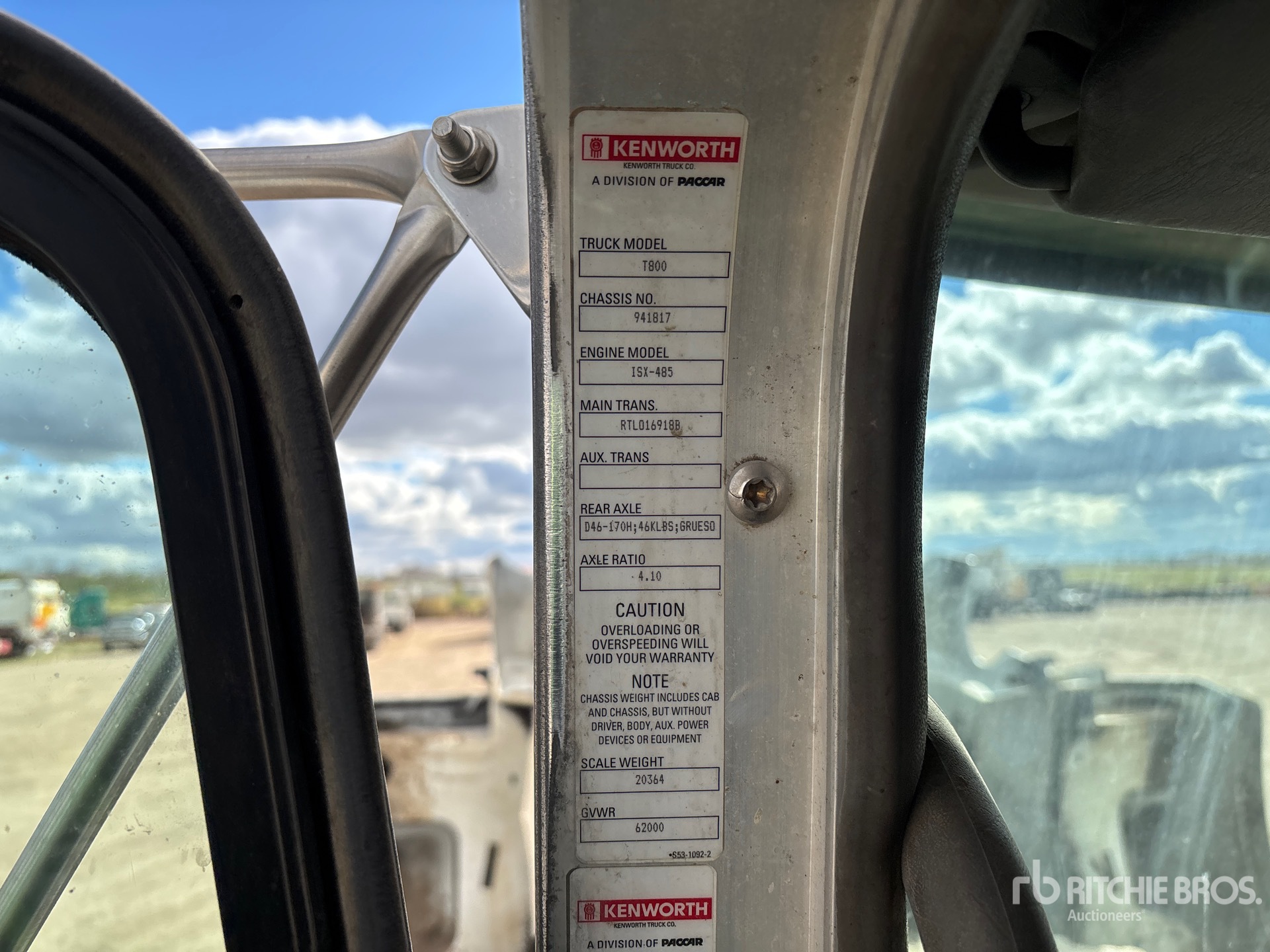 2009 Kenworth T800