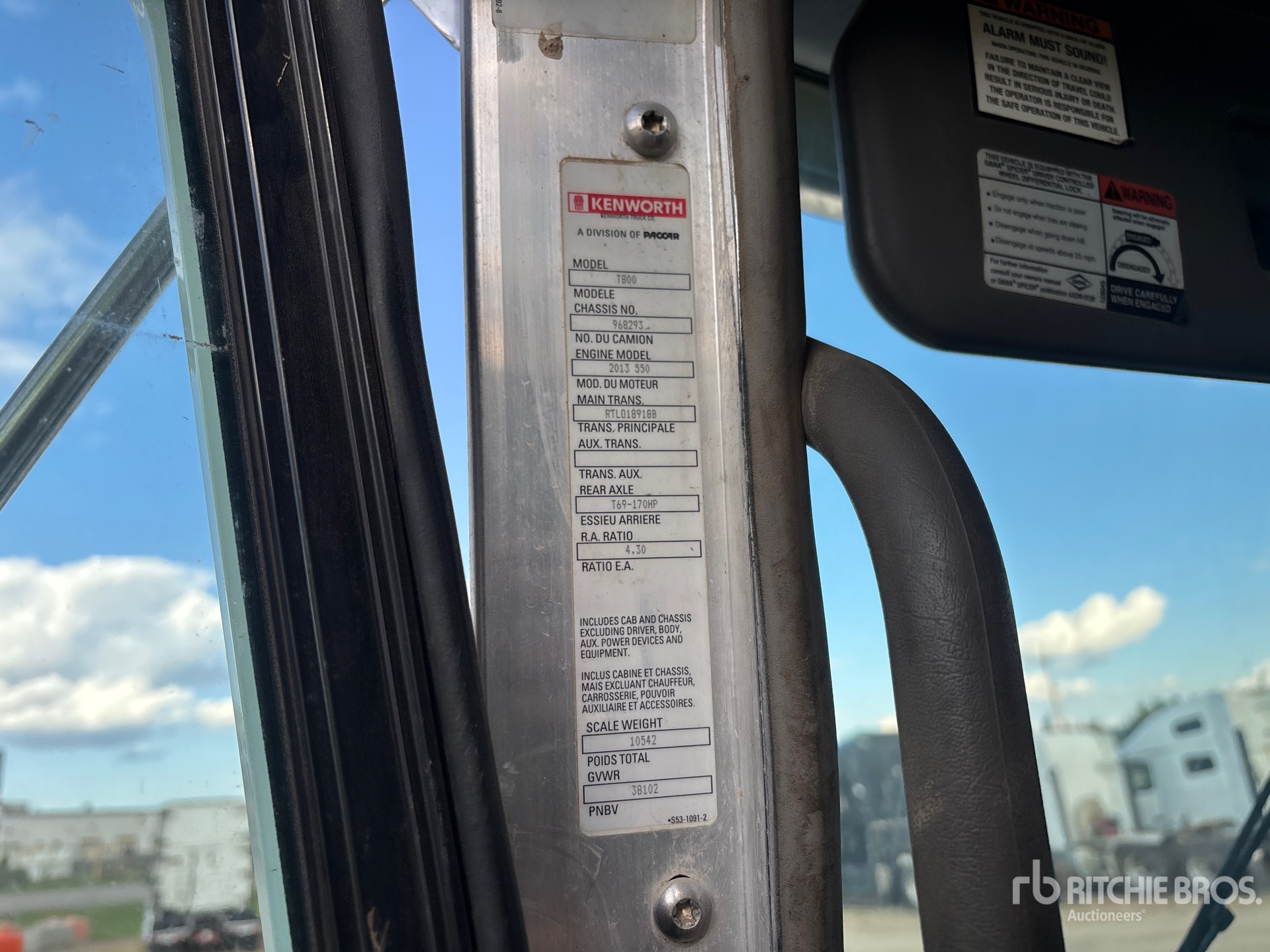 2014 Kenworth T800