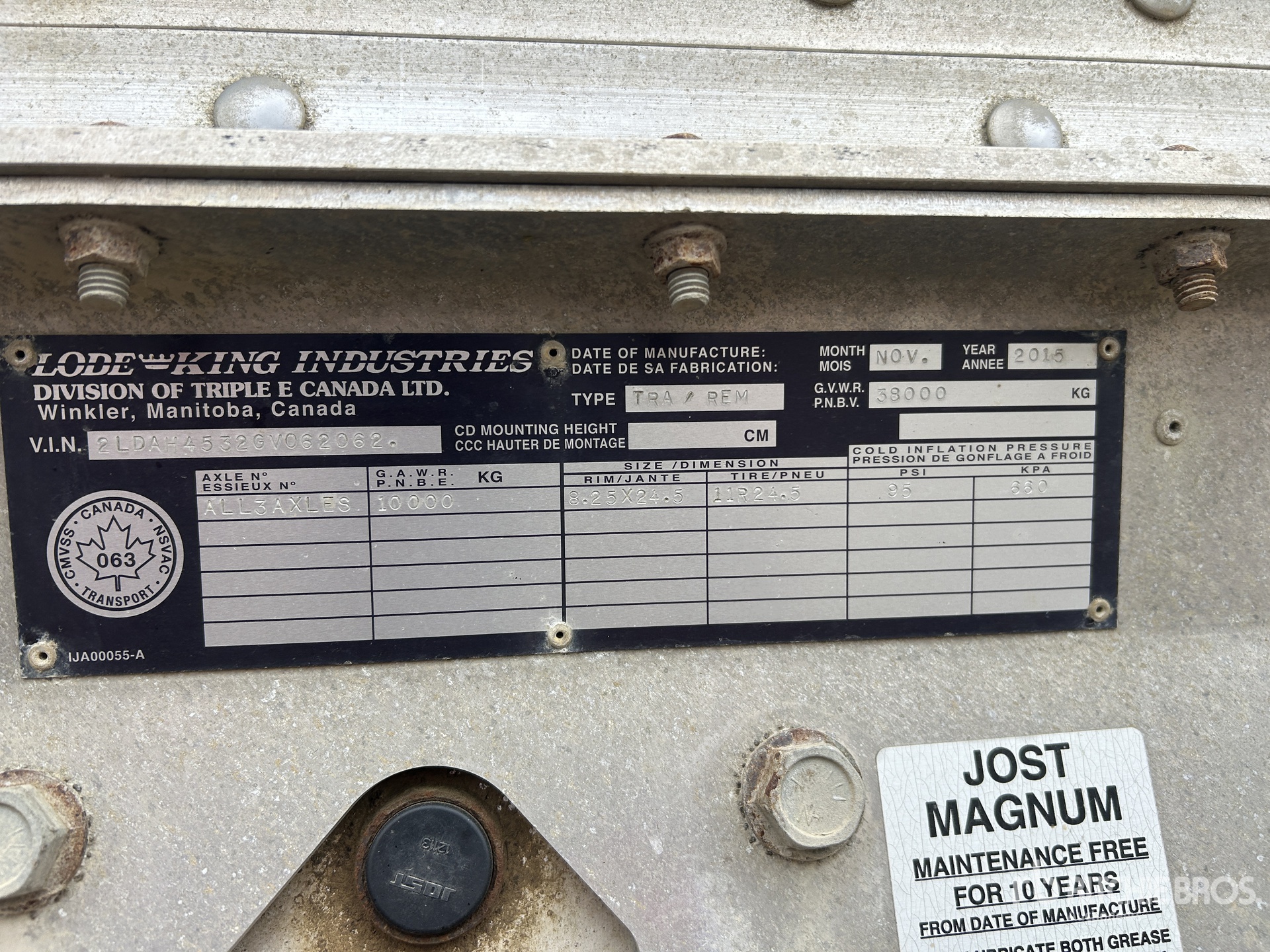 2016 Load King  45 FT TRI/A