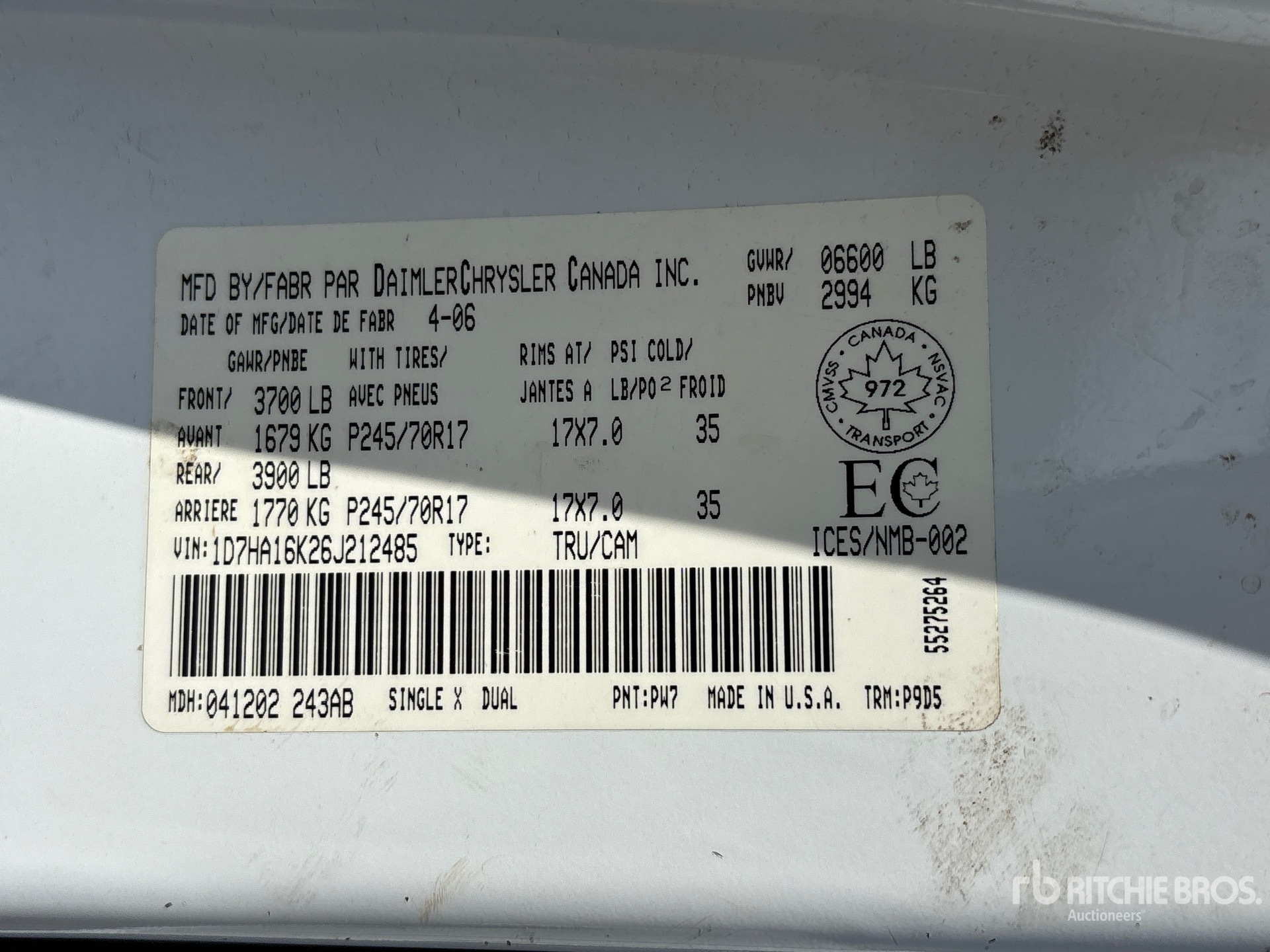 2006 Dodge RAM 1500