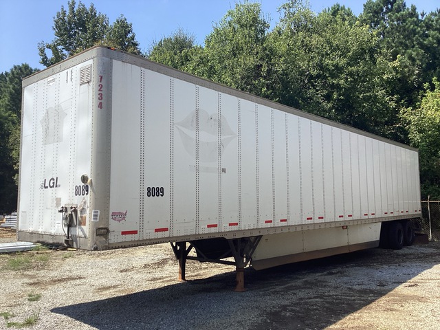 2017 Wabash DVCVHPC 53 ft x 102 in T/A Van Trailer